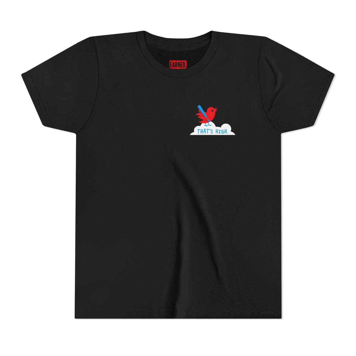 THAT'S HIGH Youth Tee (Red Bird) - Dugout Collection