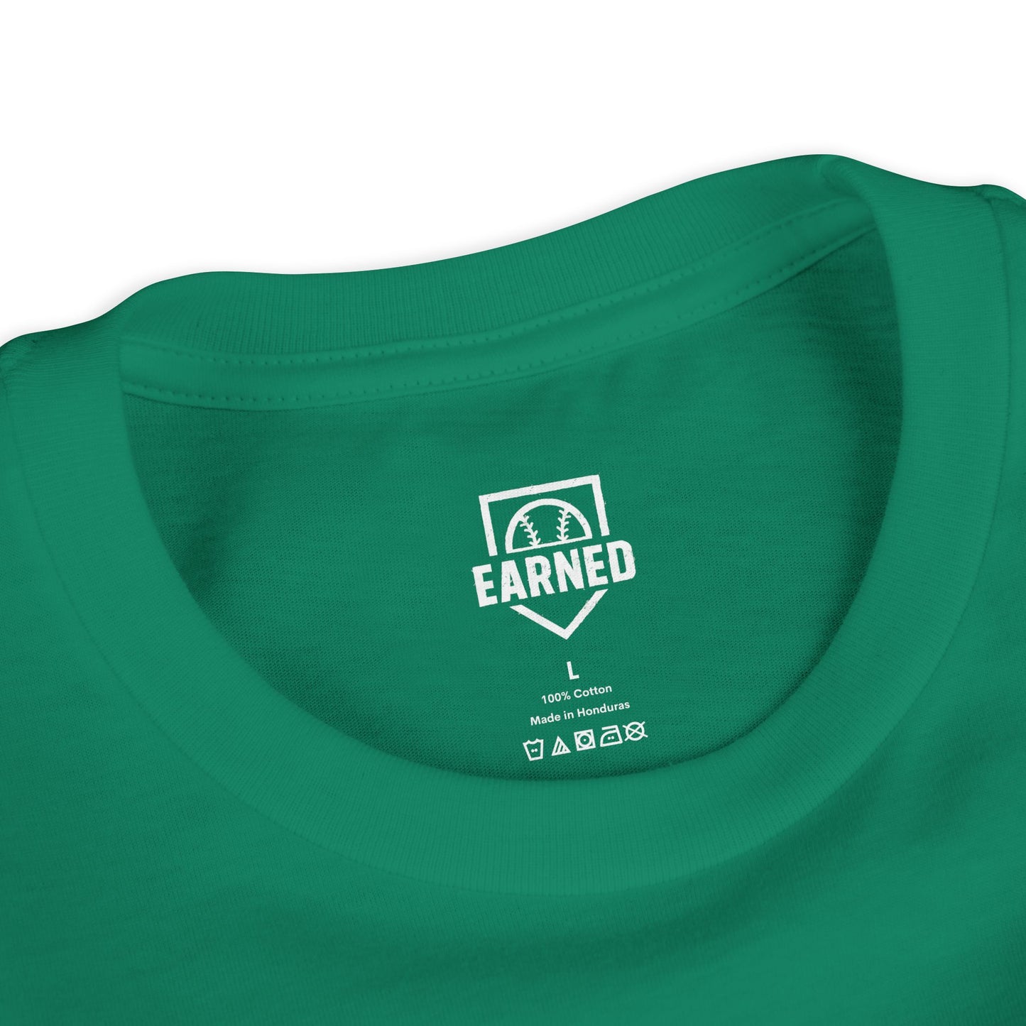 EARNED. ATHLETE. Youth Tee (White Font)