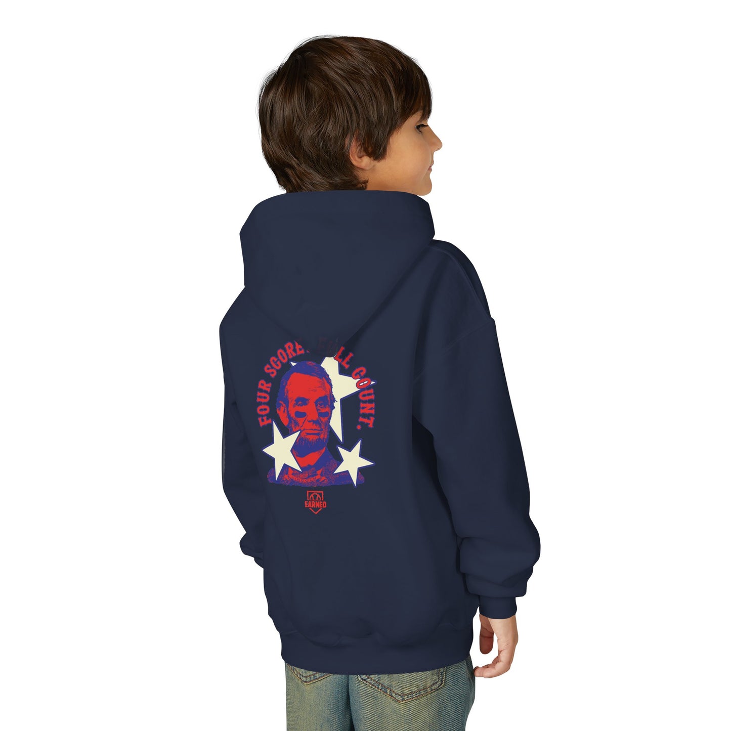 FOUR SCORE, FULL COUNT Youth Hoodie - AMERICA 250 Collection