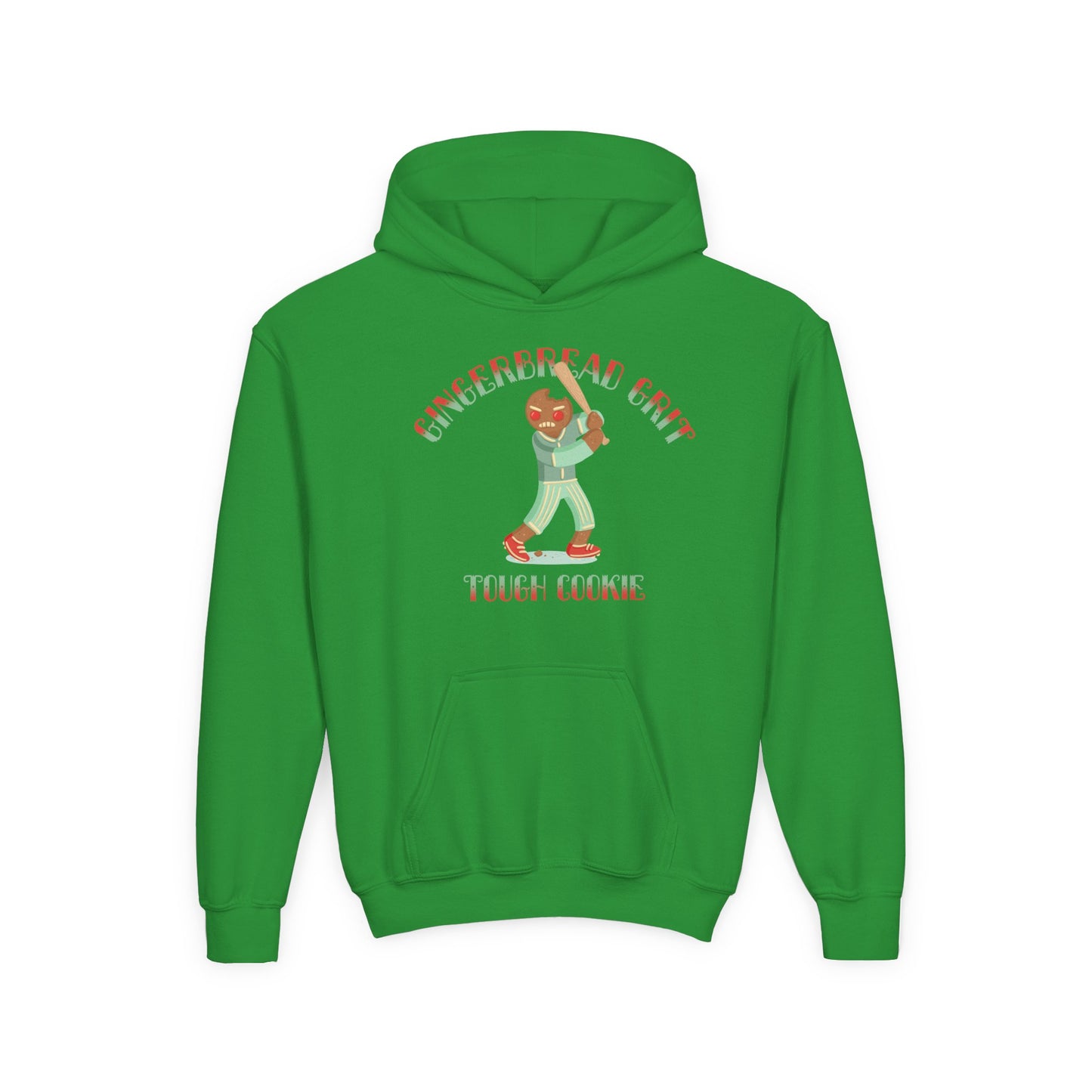 GINGERBREAD GRIT Youth Hoodie — SLEIGH SQUAD Collection