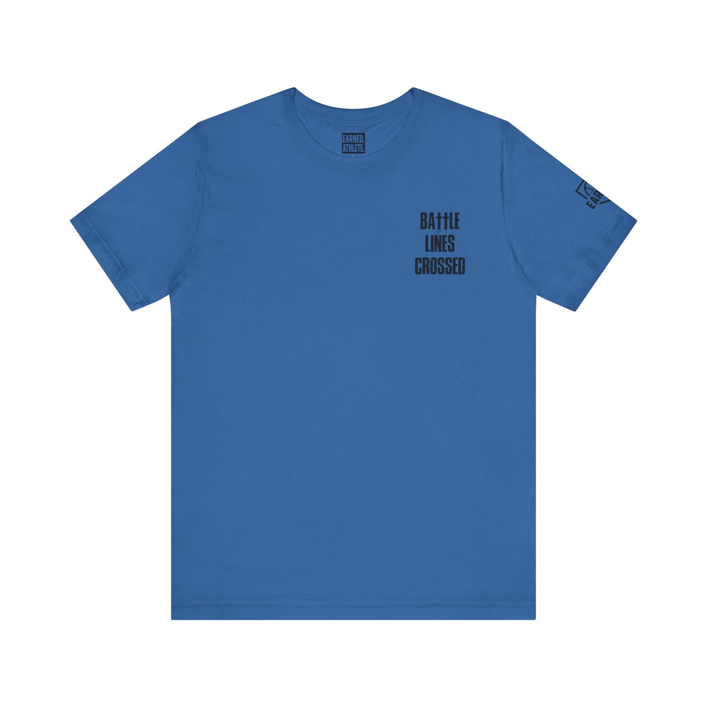 BATTLE LINES CROSSED Tee (Black Font)
