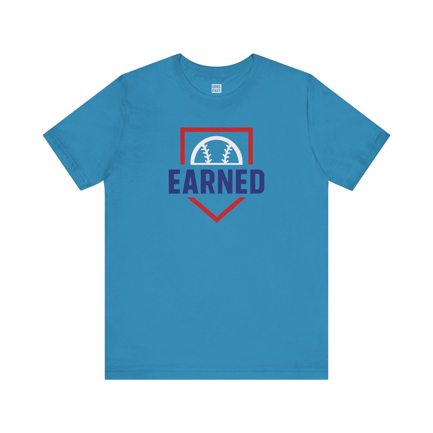 EARNED Logo Tee (Red Plate)