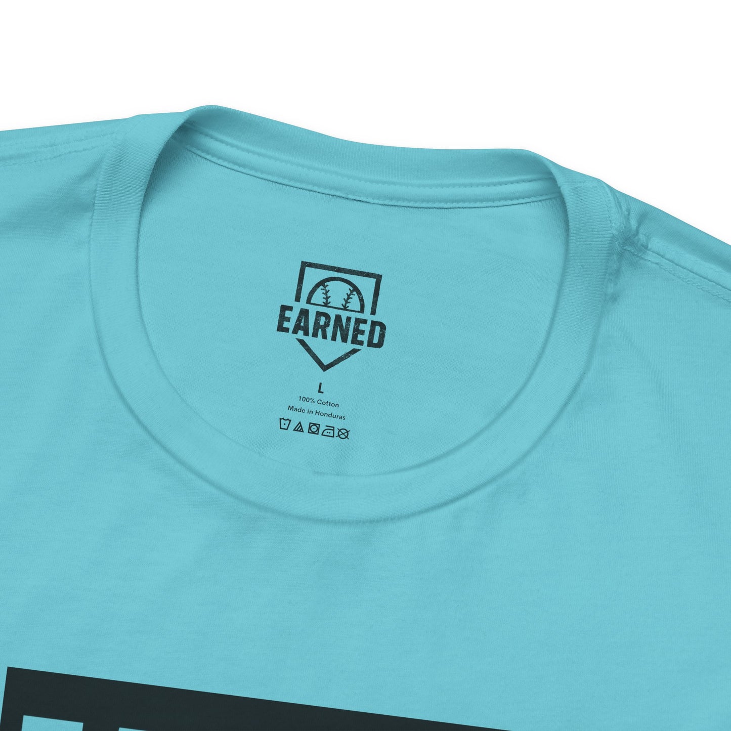 EARNED. ATHLETE. Logo Tee (Black Font)