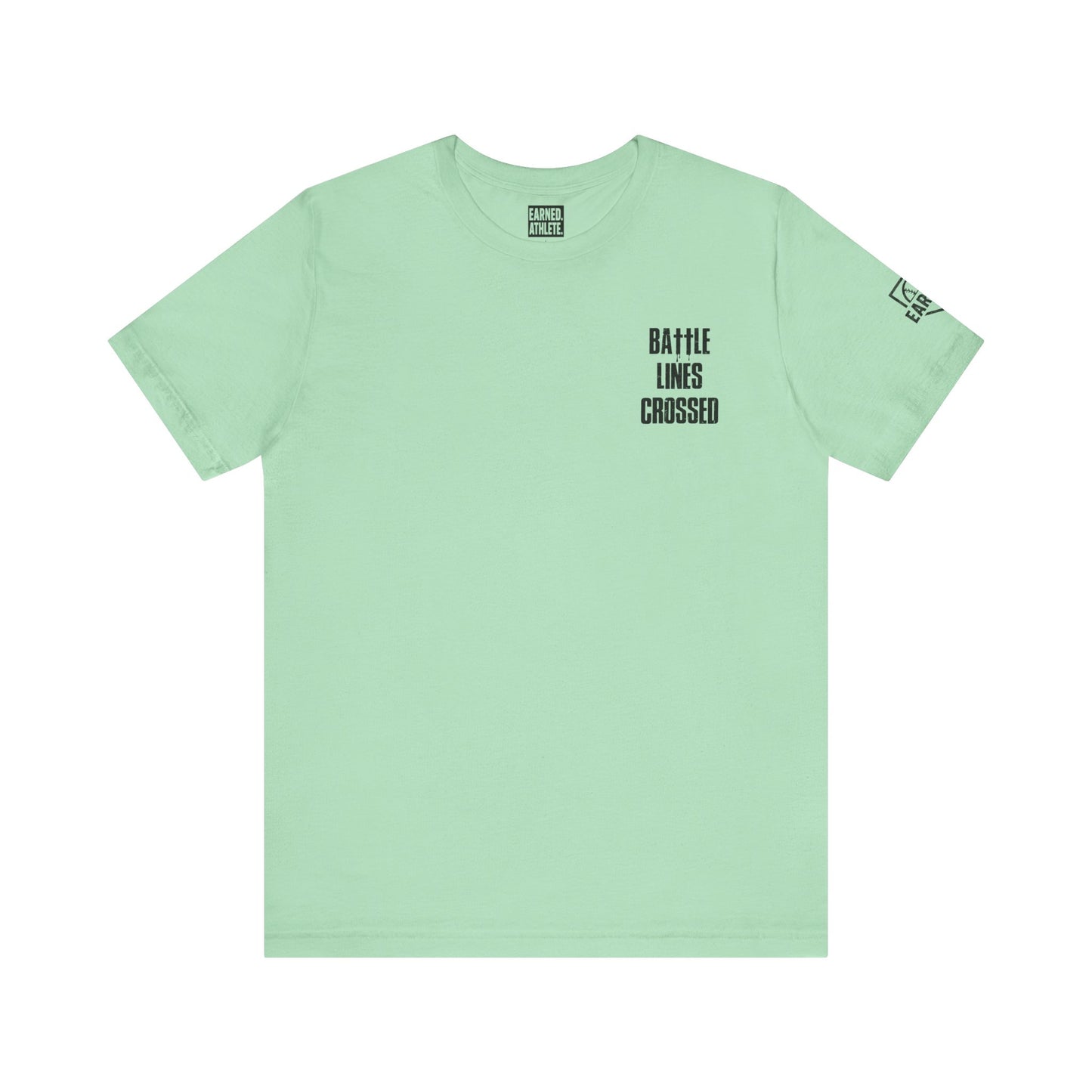 BATTLE LINES CROSSED Tee (Black Font)