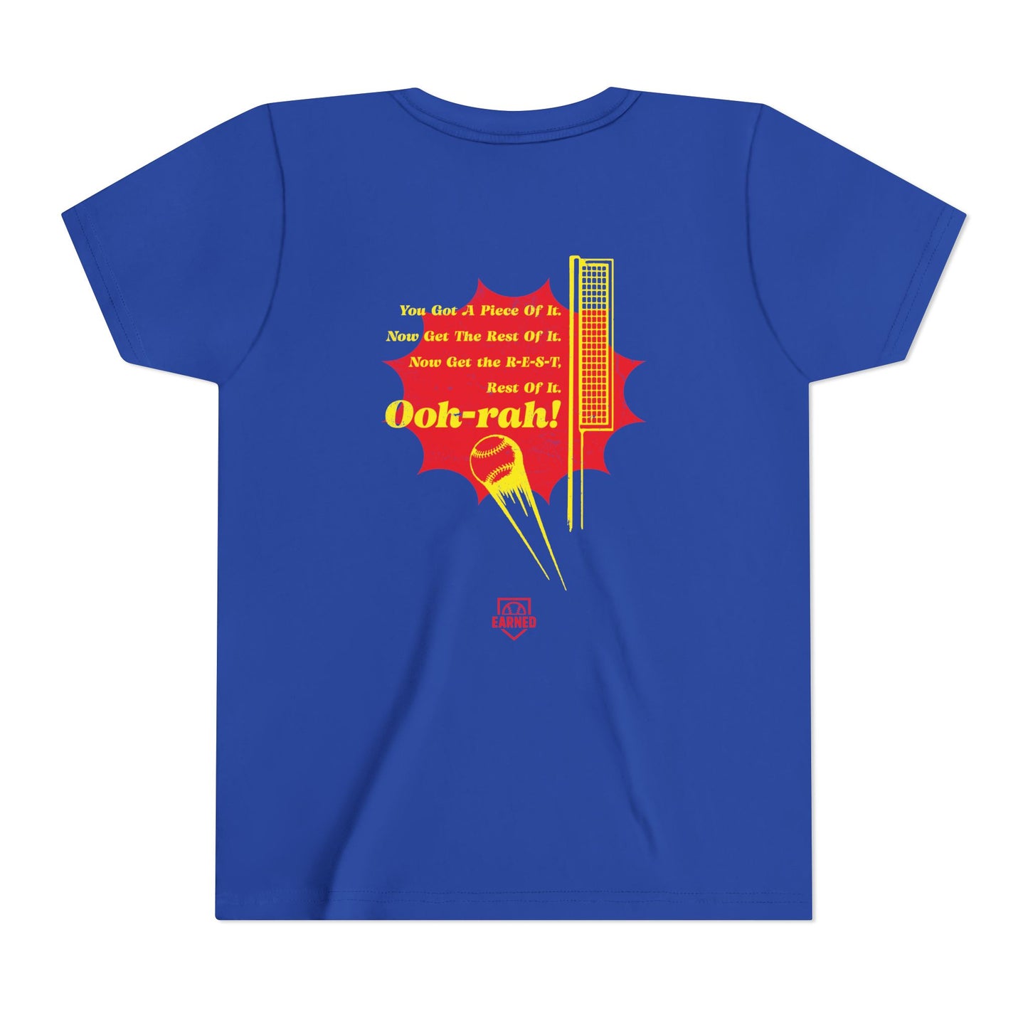 PIECE OF IT Youth Tee (Red Logo) - DUGOUT CHANT Collection