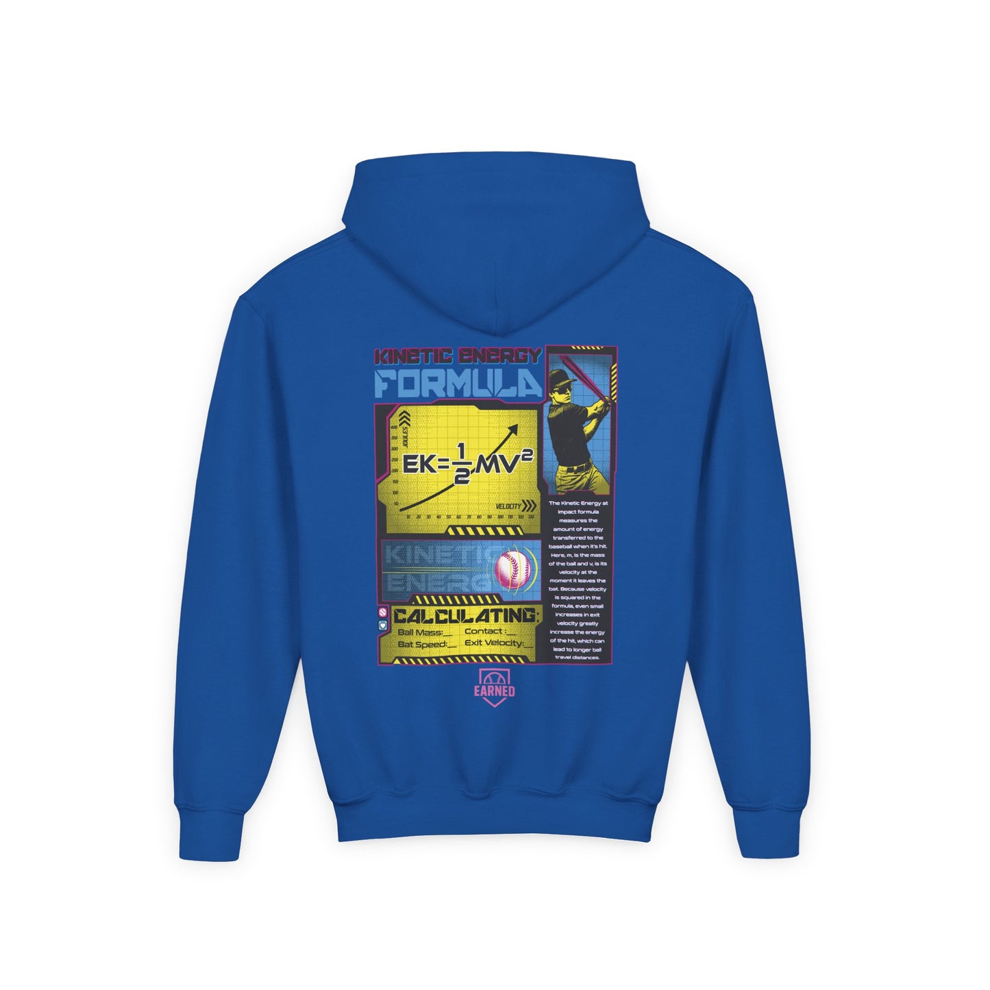 KINTEIC ENERGY FORMULA Youth Hoodie - BASEBALL IQ Collection