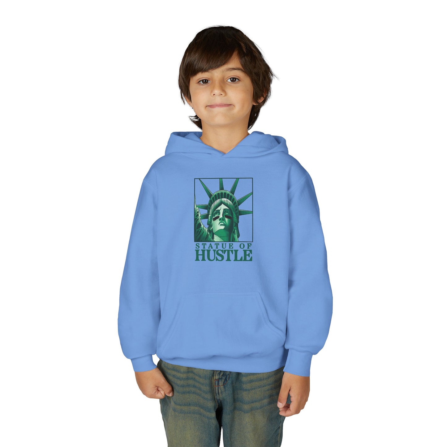 STATUE OF HUSTLE Youth Hoodie - AMERICA 250 Collection