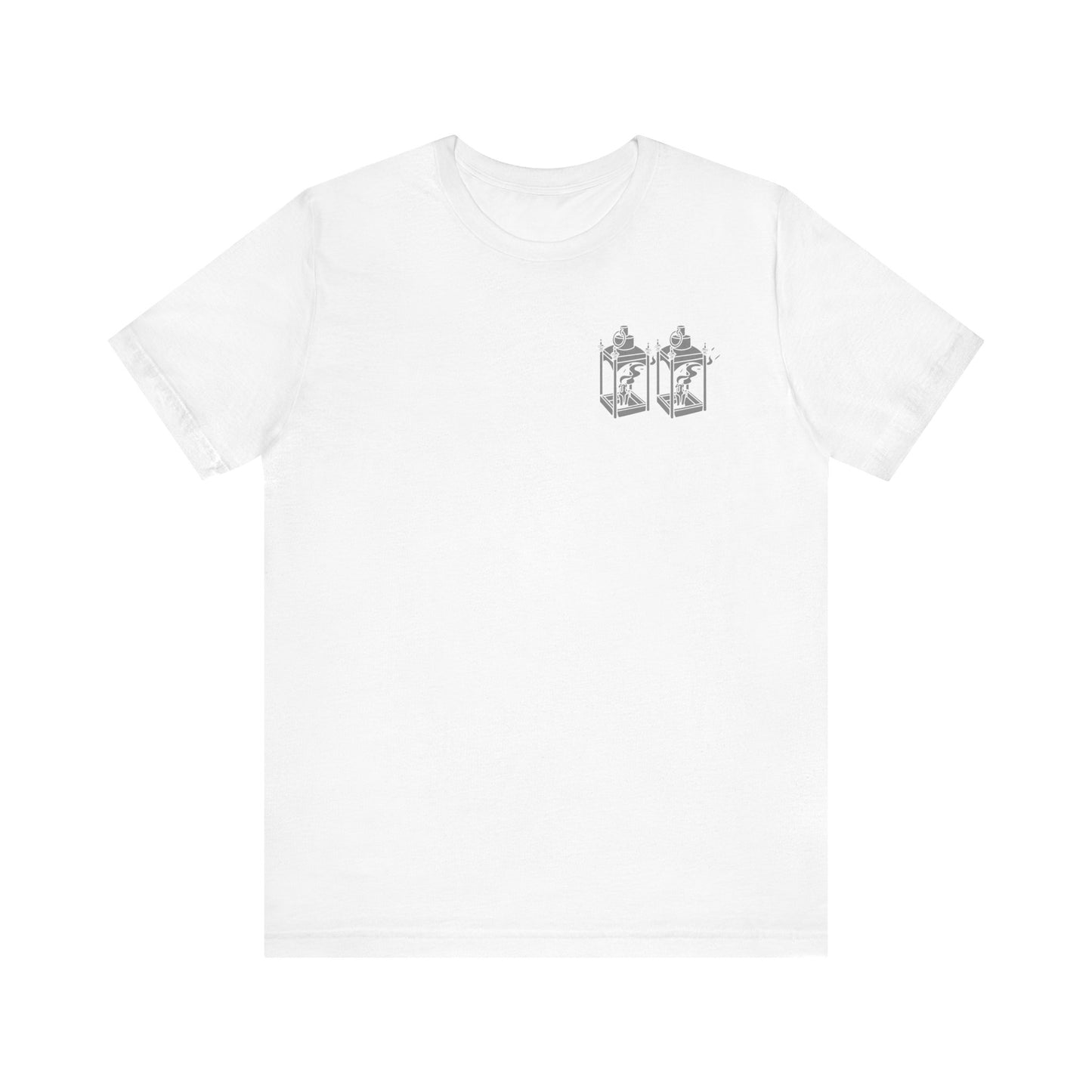 ONE IF BY LAND, TWO IF IT'S A DOUBLE Tee (Gray Font)