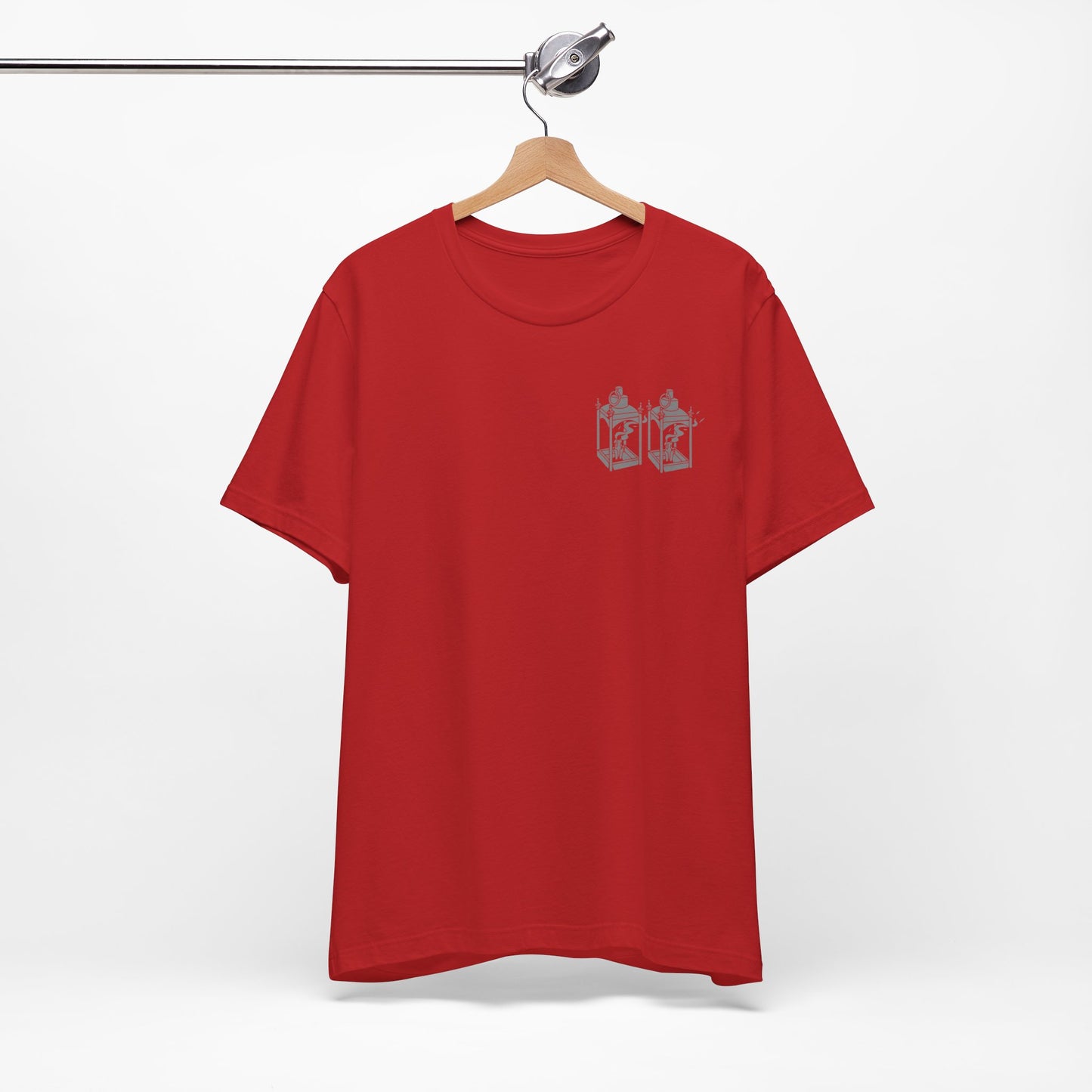 ONE IF BY LAND, TWO IF IT'S A DOUBLE Tee (Gray Font)