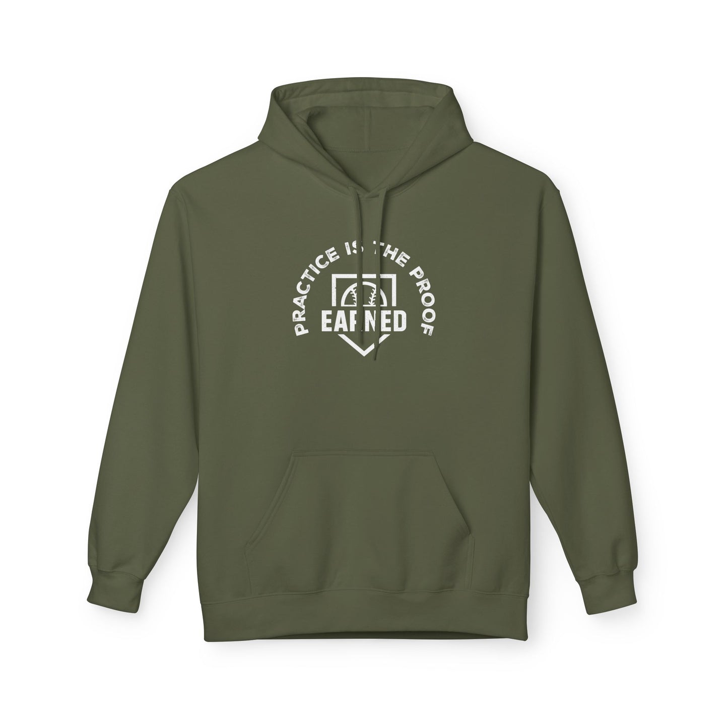 PRACTICE IS THE PROOF Hoodie (White Font)