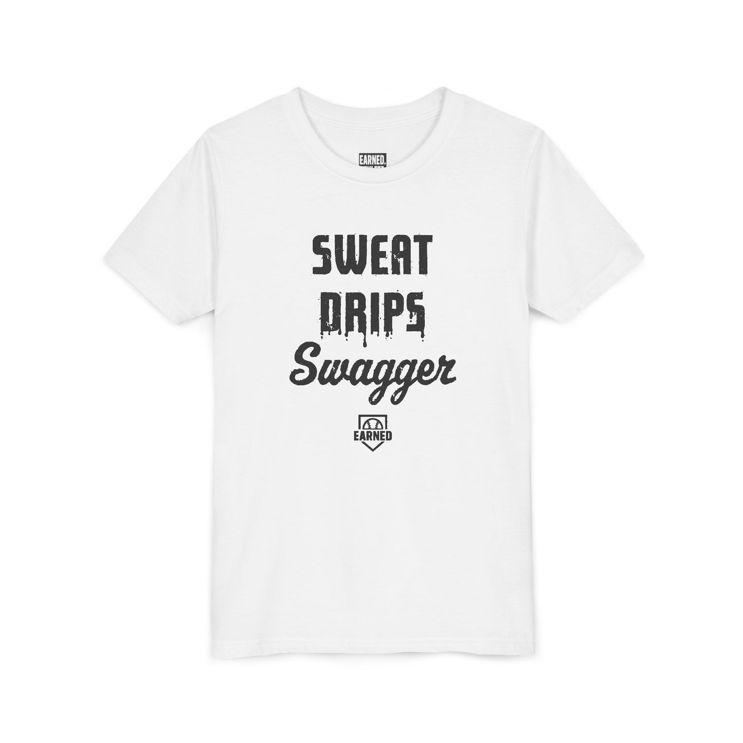 SWEAT DRIPS SWAGGER Youth Tee (Black Font)