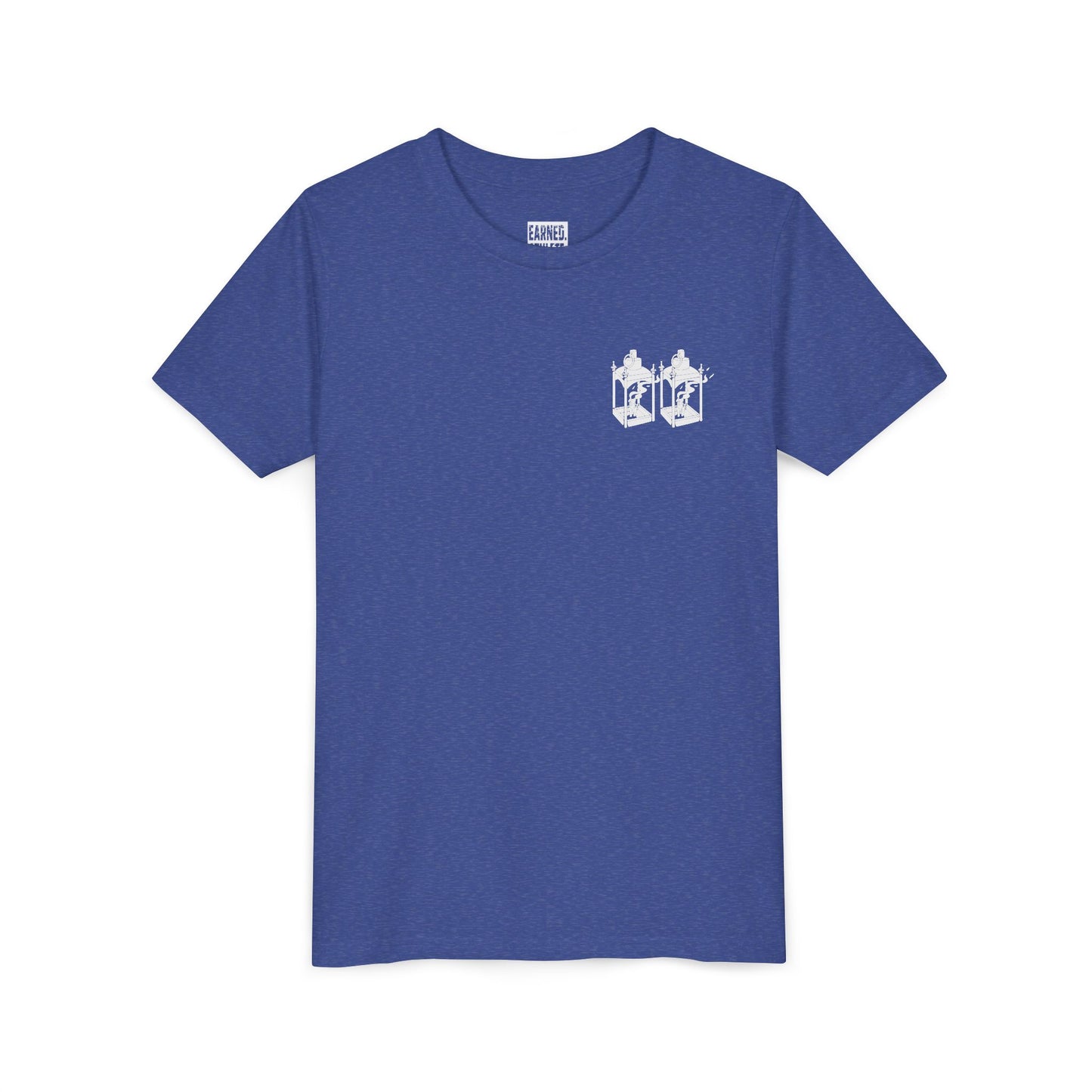 ONE IF BY LAND, TWO IF IT'S A DOUBLE Youth Tee (Paul Revere White)