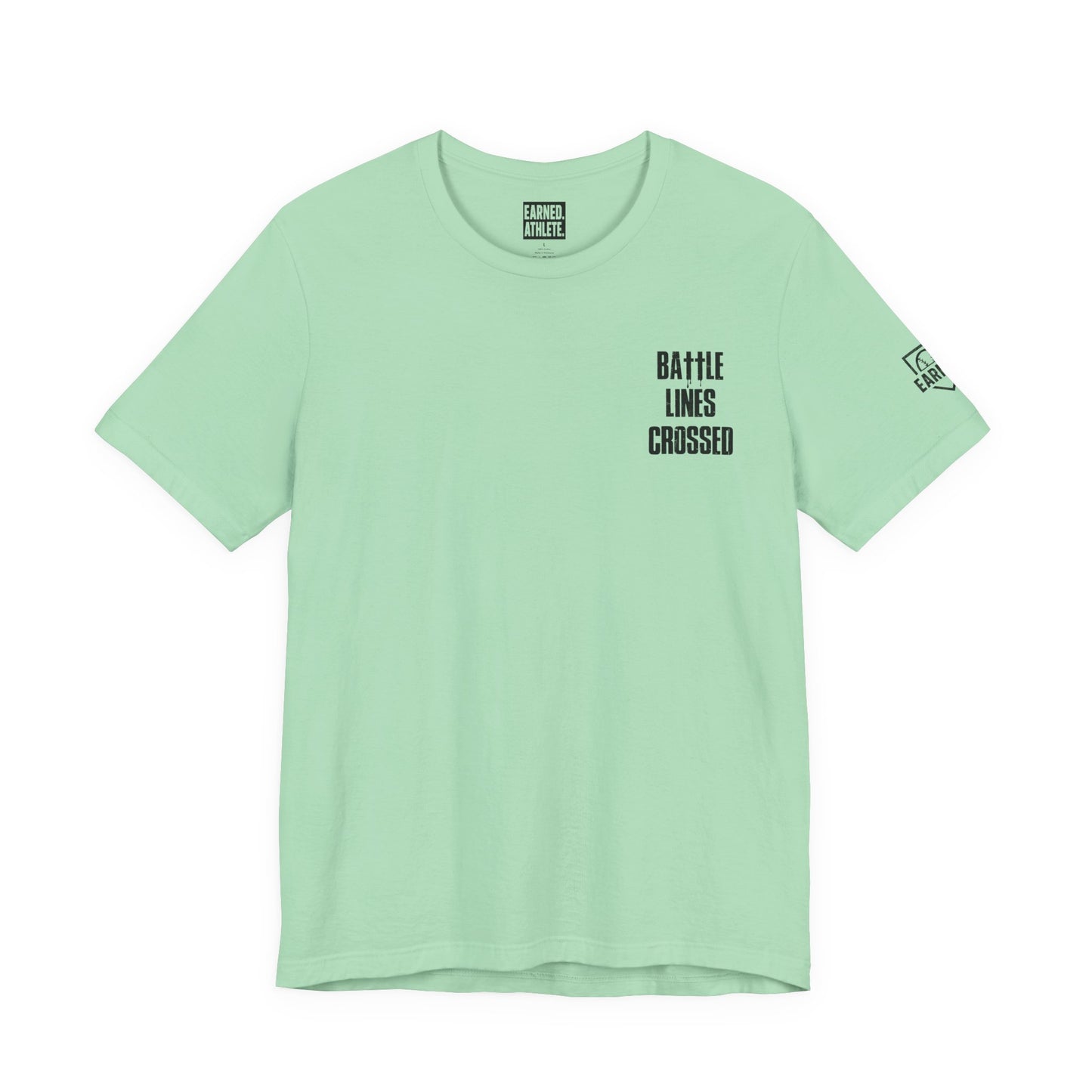 BATTLE LINES CROSSED Tee (Black Font)