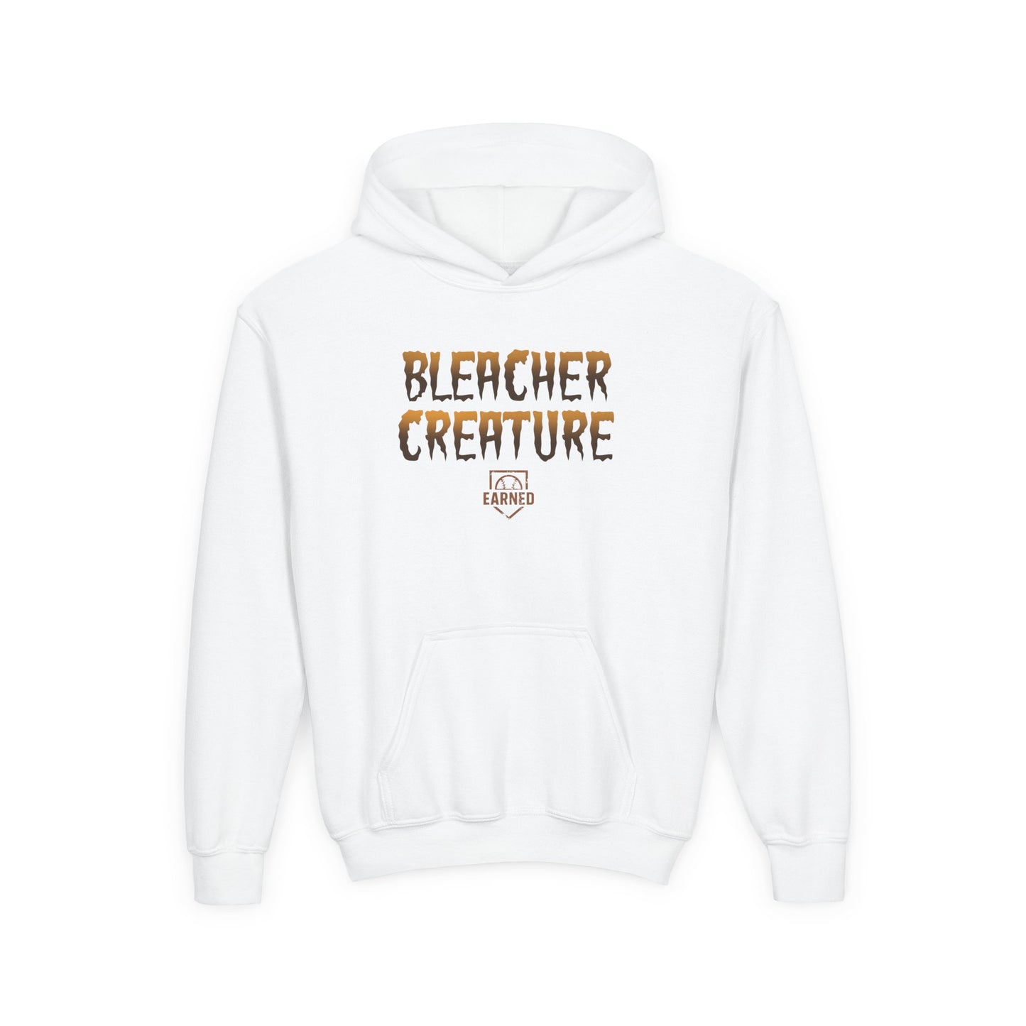 BLEACHER CREATURE Youth Hoodie (Orange Halloween Logo)