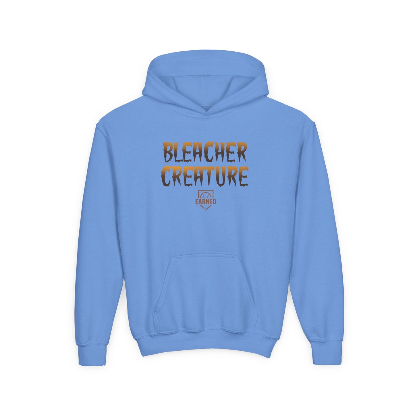 BLEACHER CREATURE Youth Hoodie (Orange Halloween Logo)