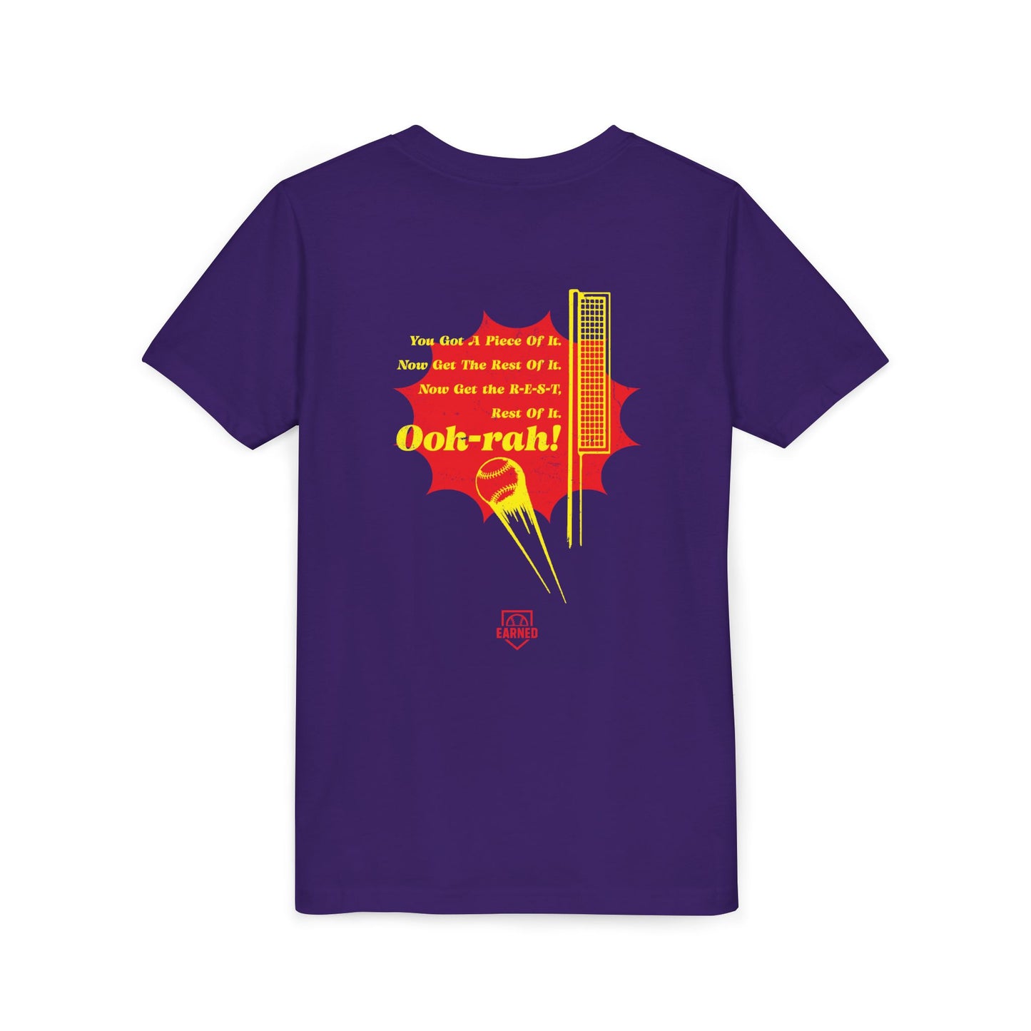PIECE OF IT Youth Tee (Red Logo) - DUGOUT CHANT Collection
