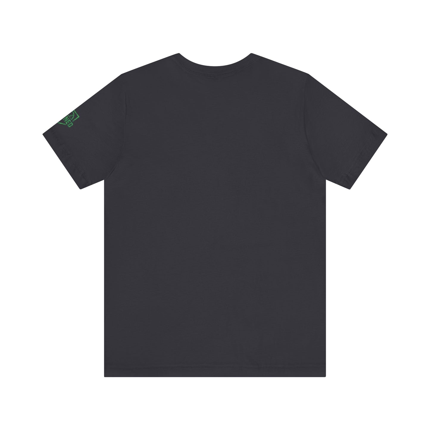 SHOWING UP ADDS UP Tee (Green Camo Font)