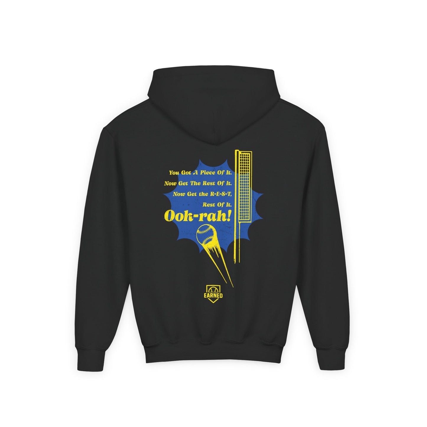 PIECE OF IT Youth Tee (Blue Logo) - DUGOUT CHANT Collection
