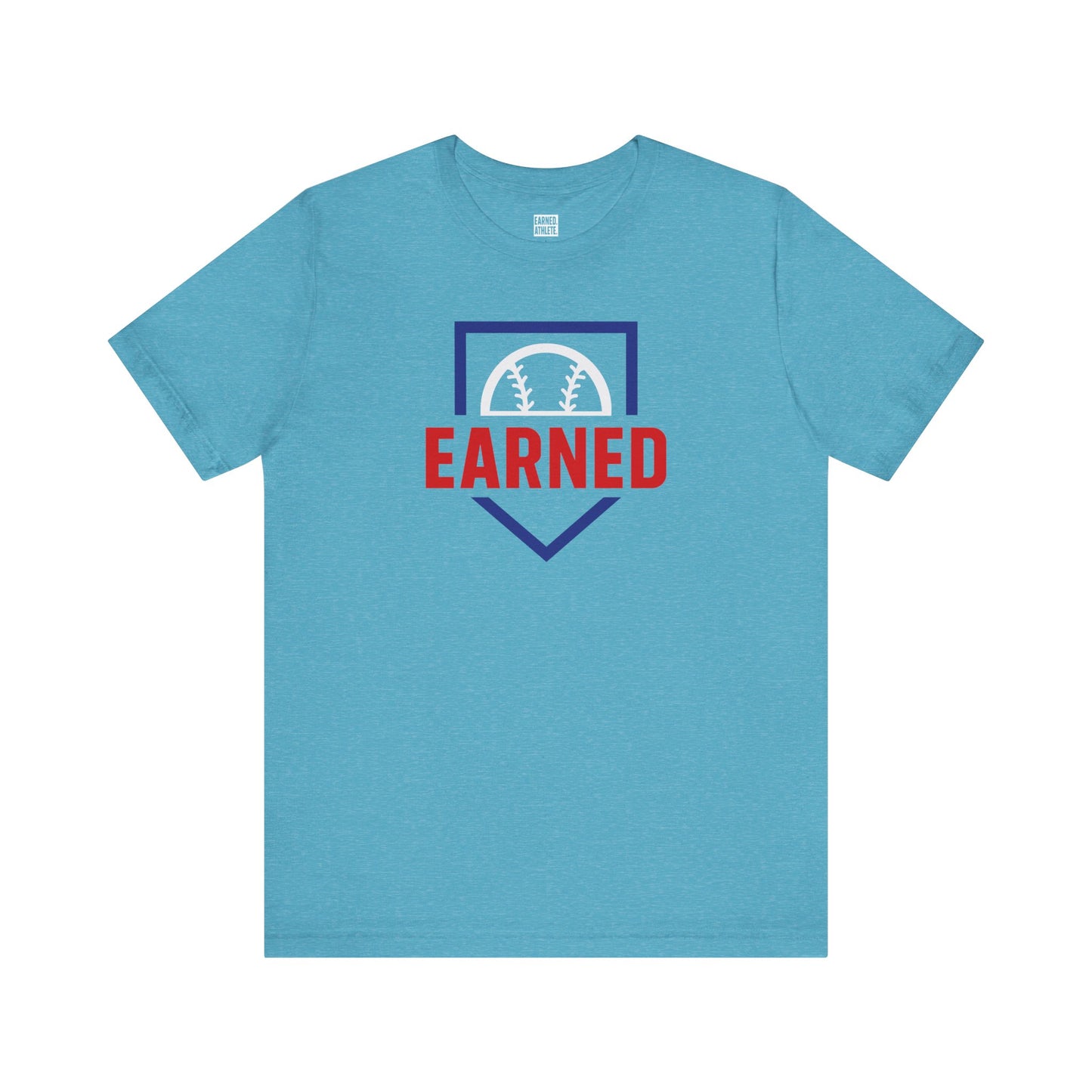 EARNED Logo Tee (Blue Plate)