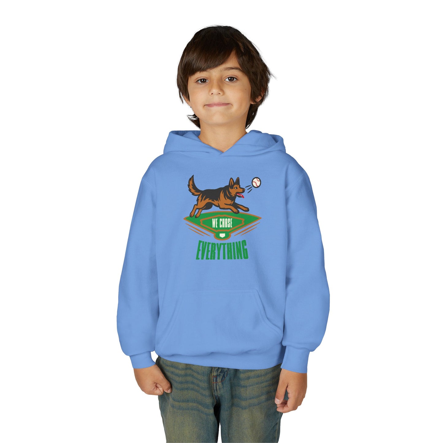 WE CHASE EVERYTHING Youth Hoodie - BARK PARK Collection