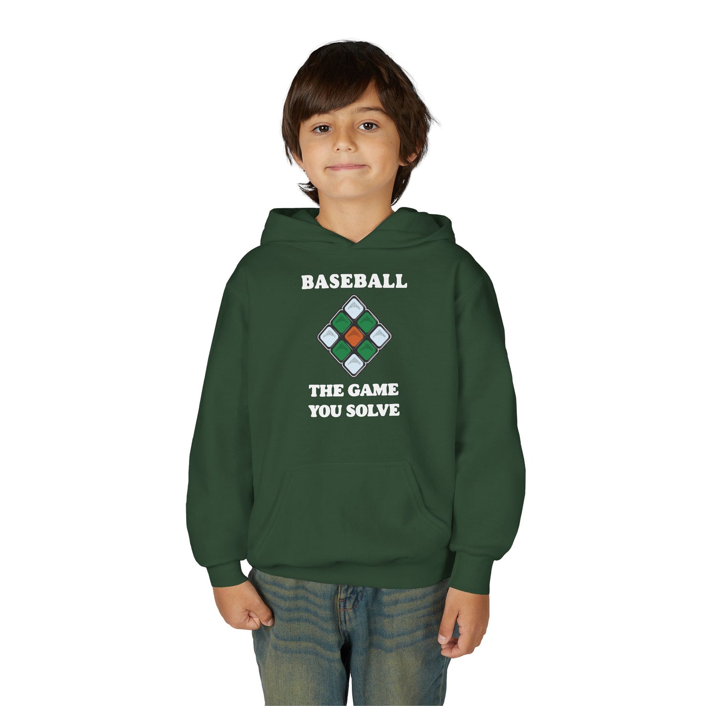 THE GAME YOU SOLVE Youth Hoodie - BASEBALL IQ Collection