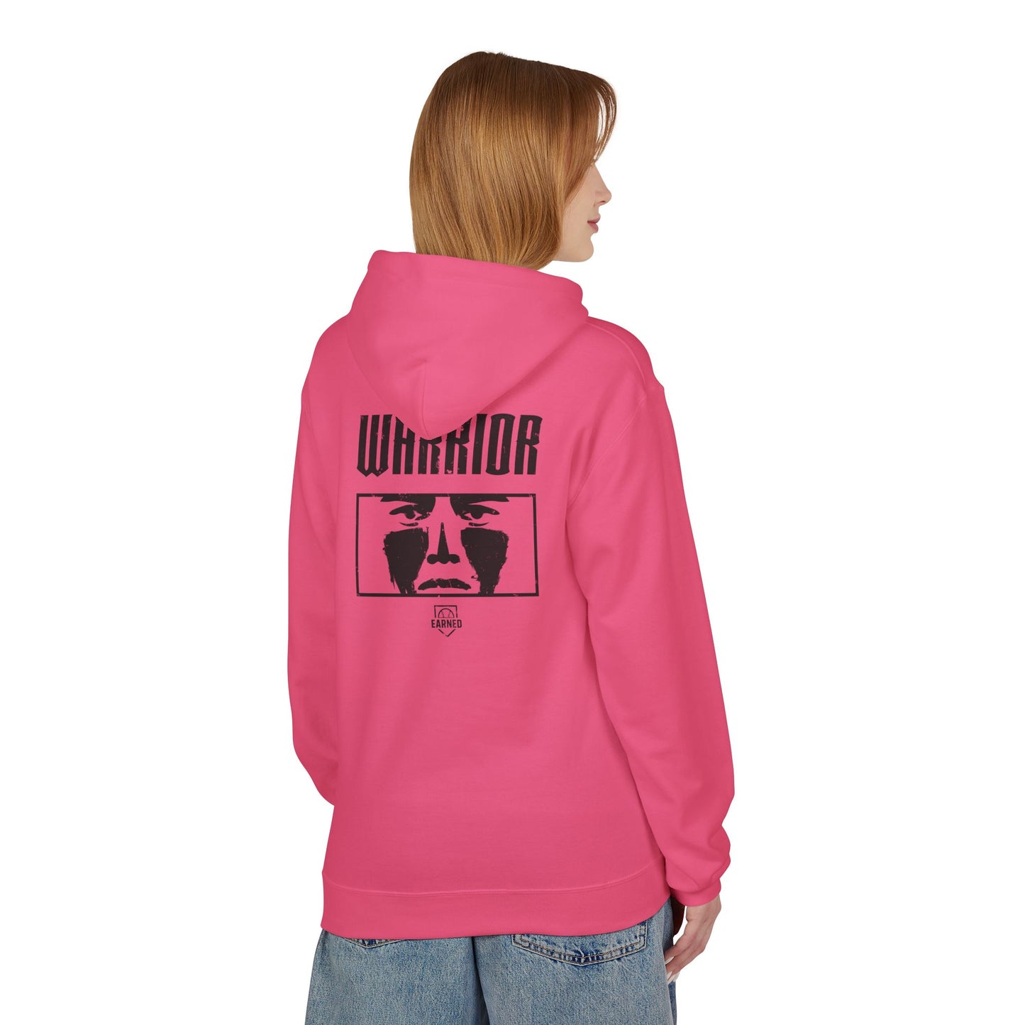 EYE BLACK NATION / WARRIOR Hoodie (Black Font)