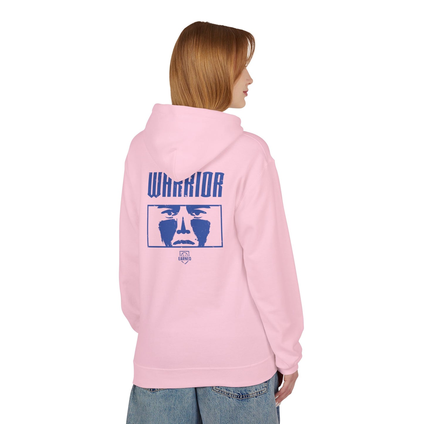 EYE BLACK NATION / WARRIOR Hoodie (Blue Font)