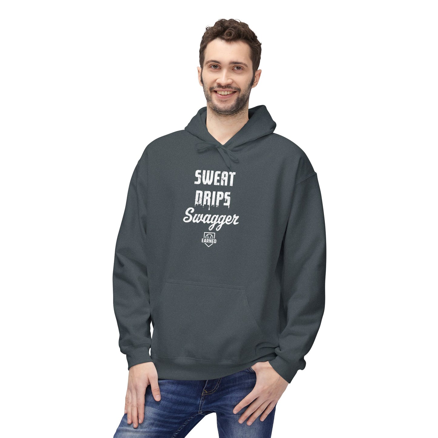 SWEAT DRIPS SWAGGER Hoodie (White Font)