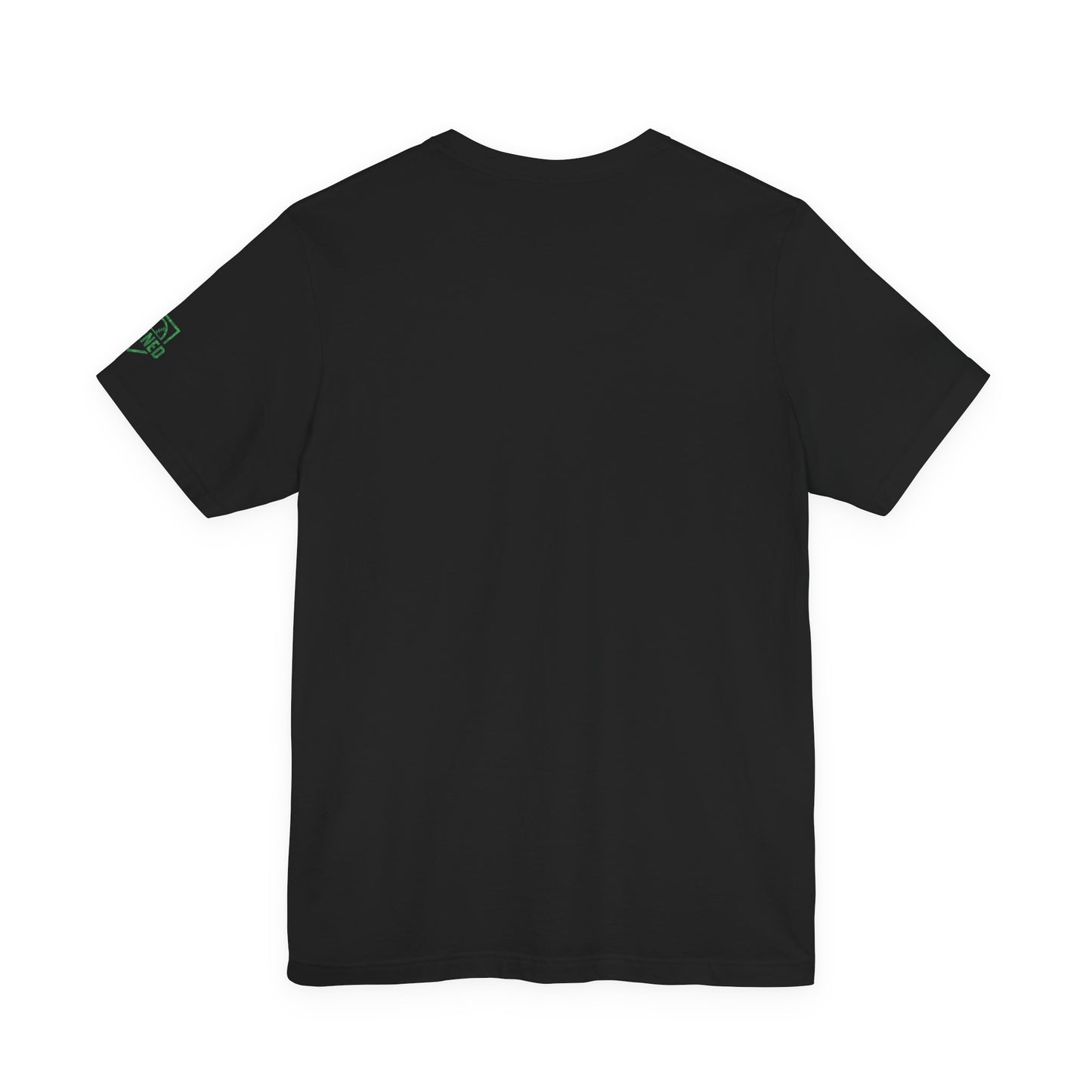SHOWING UP ADDS UP Tee (Green Camo Font)