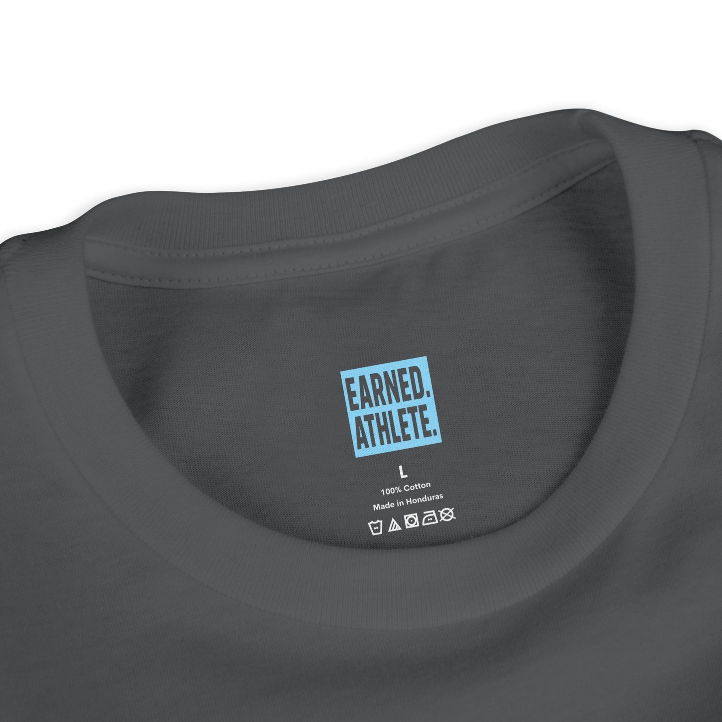 CAGE WORK MAKES GAME WORK Youth Tee (Blue Font)