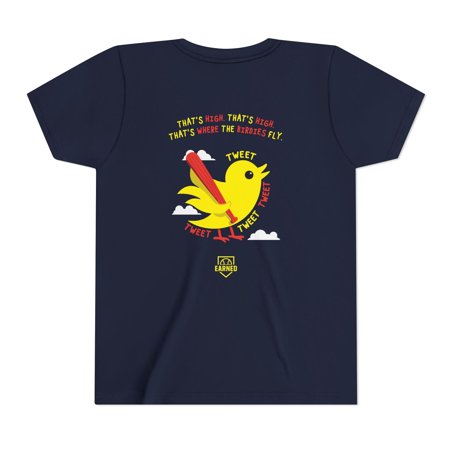 THAT'S HIGH Youth Tee (Yellow Bird) - DUGOUT CHANT Collection