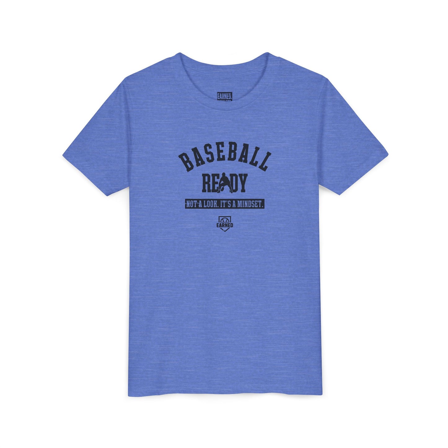 BASEBALL READY Youth Tee (Black Font)
