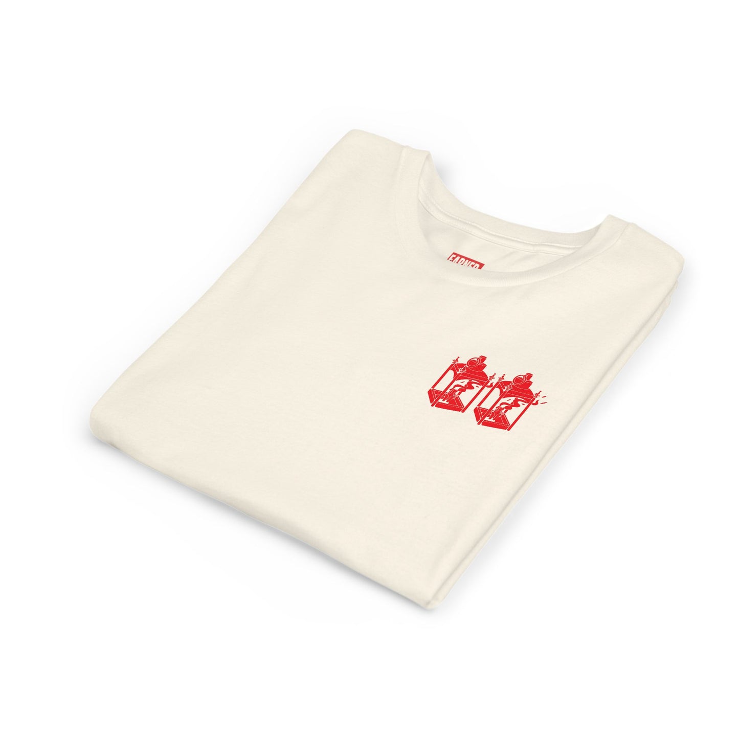 ONE IF BY LAND, TWO IF IT'S A DOUBLE Youth Tee (Paul Revere Red)