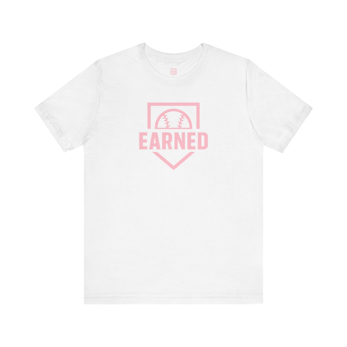 EARNED Logo Tee ( Soft Pink)