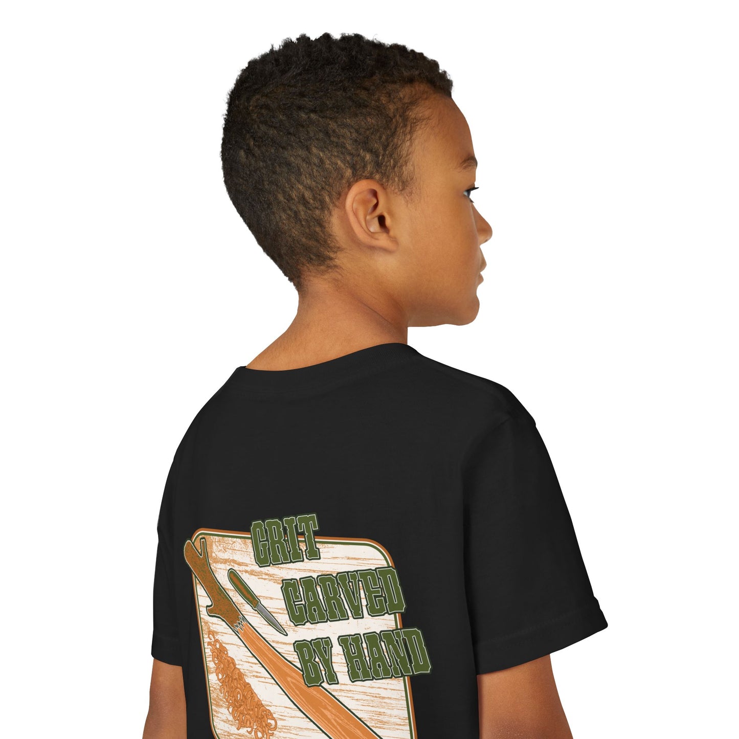 GRIT CARVED BY HAND Youth Tee - LUMBER JACK Collection