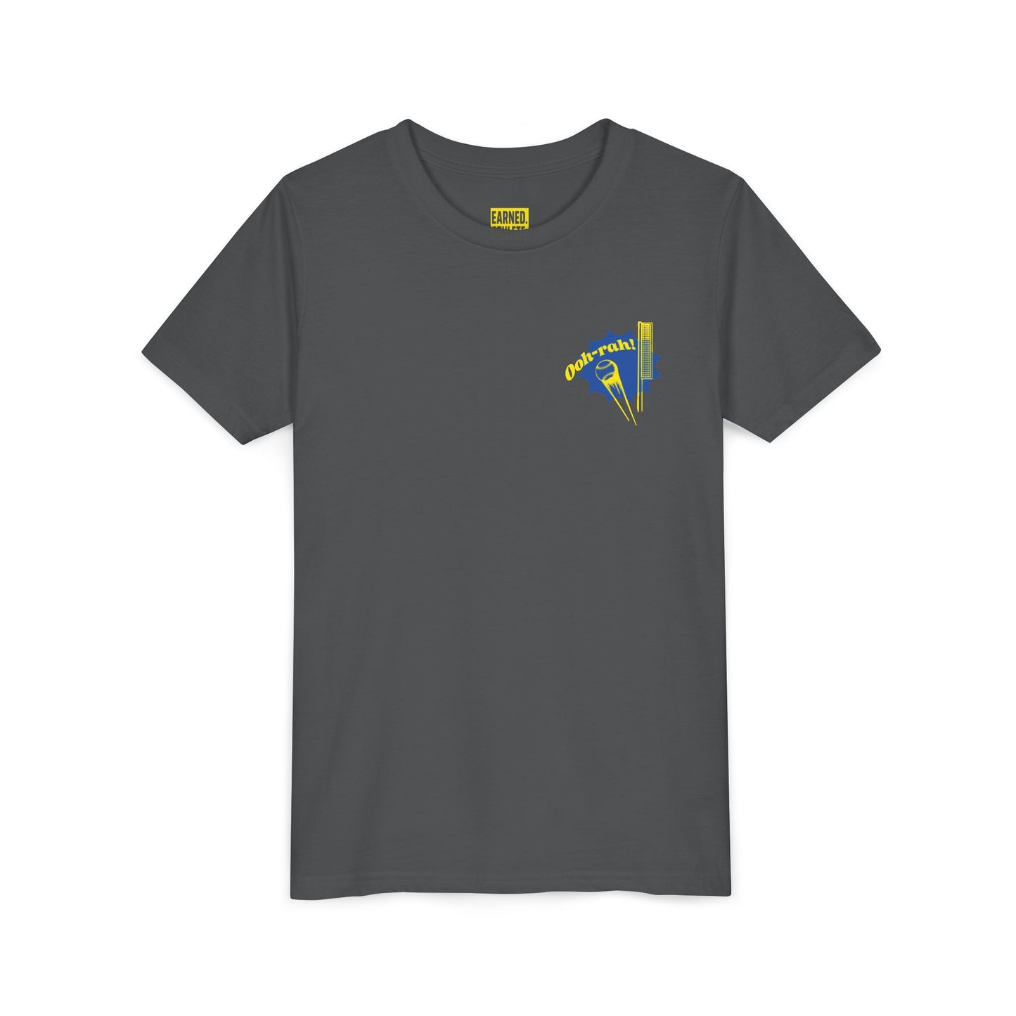 PIECE OF IT Youth Tee (Blue Logo) - DUGOUT CHANT Collection