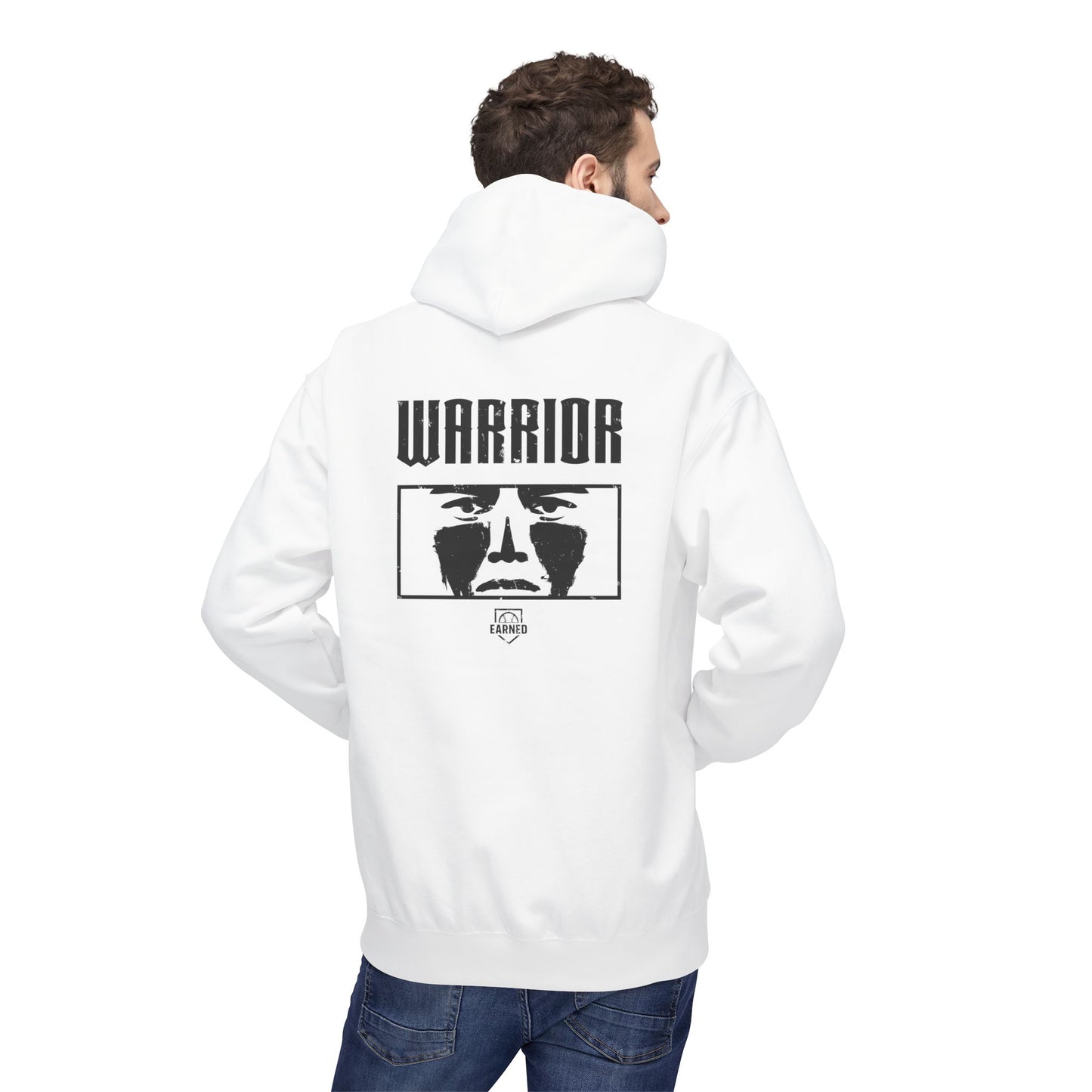 EYE BLACK NATION / WARRIOR Hoodie (Black Font)