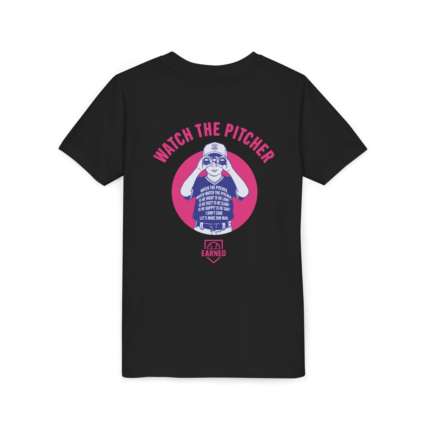 WATCH THE PITCHER Youth Tee - DUGOUT CHANT Collection