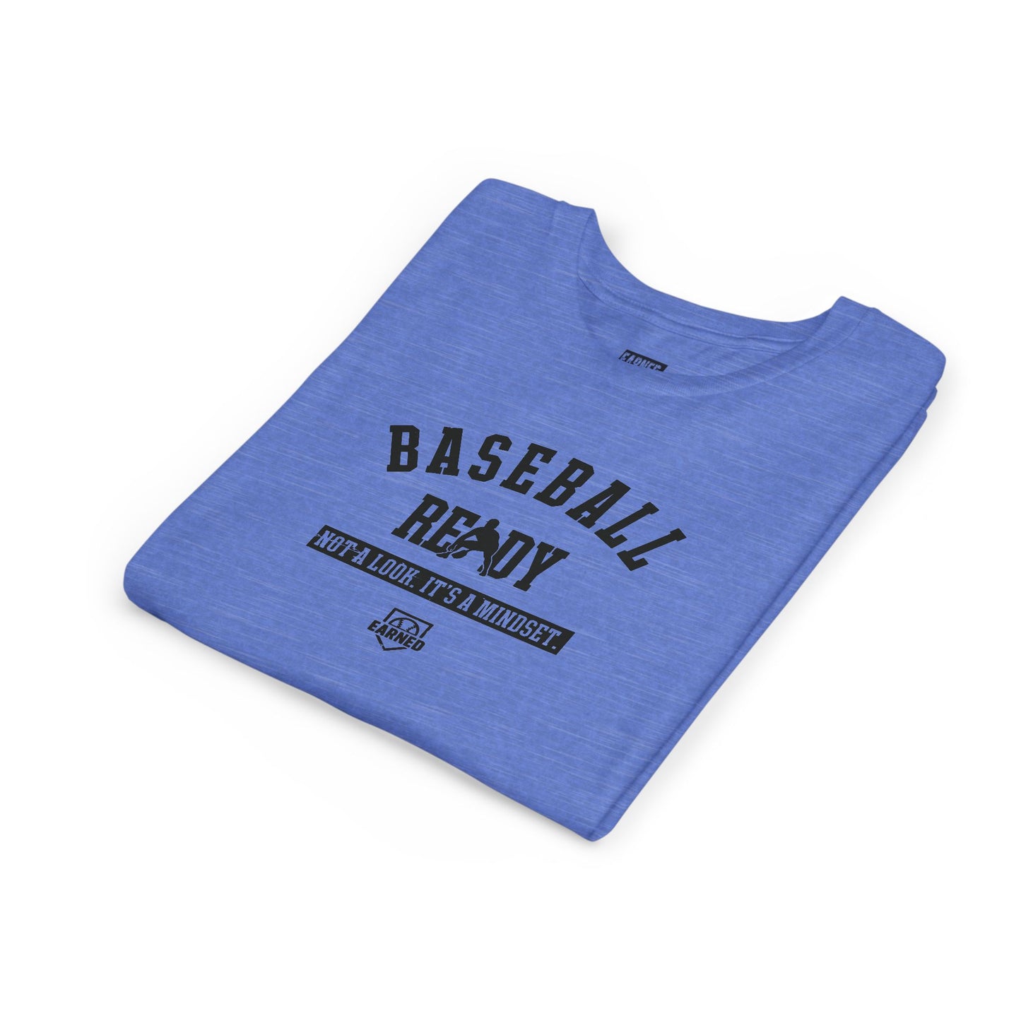 BASEBALL READY Youth Tee (Black Font)