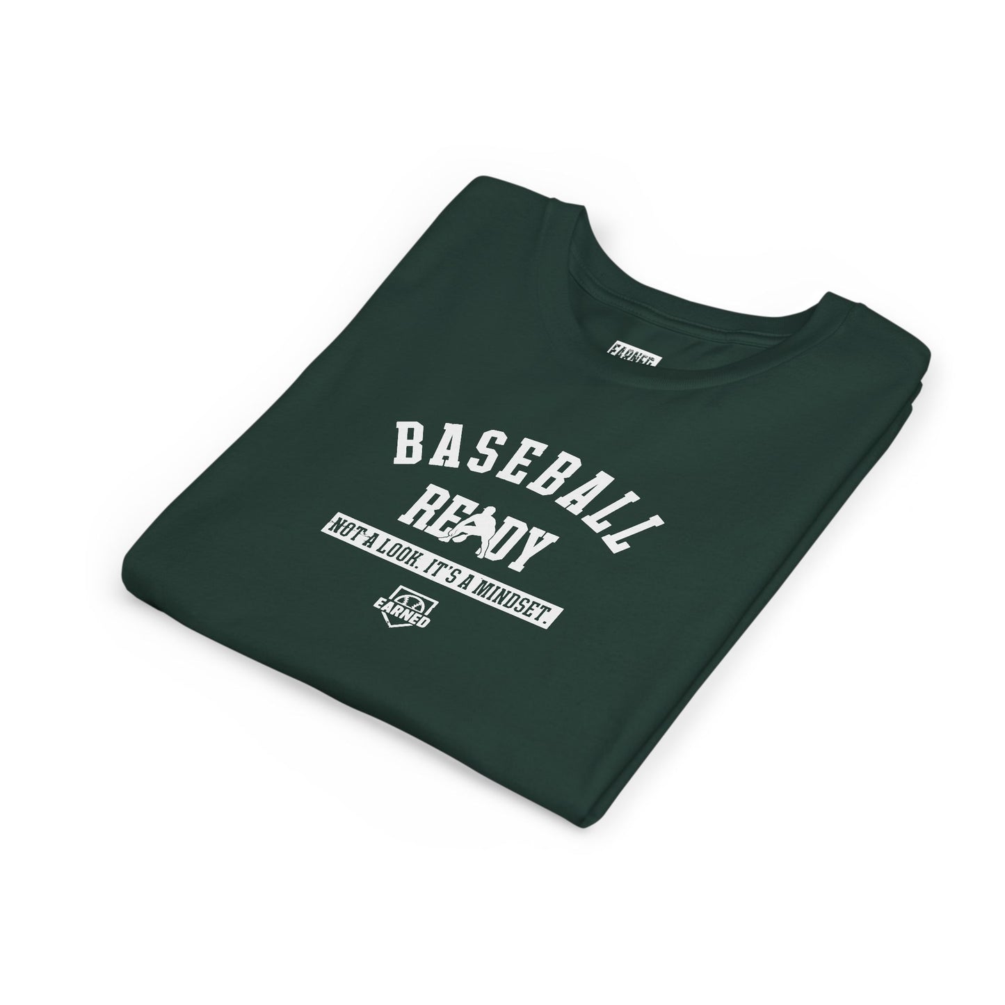 BASEBALL READY Youth Tee (White Font)