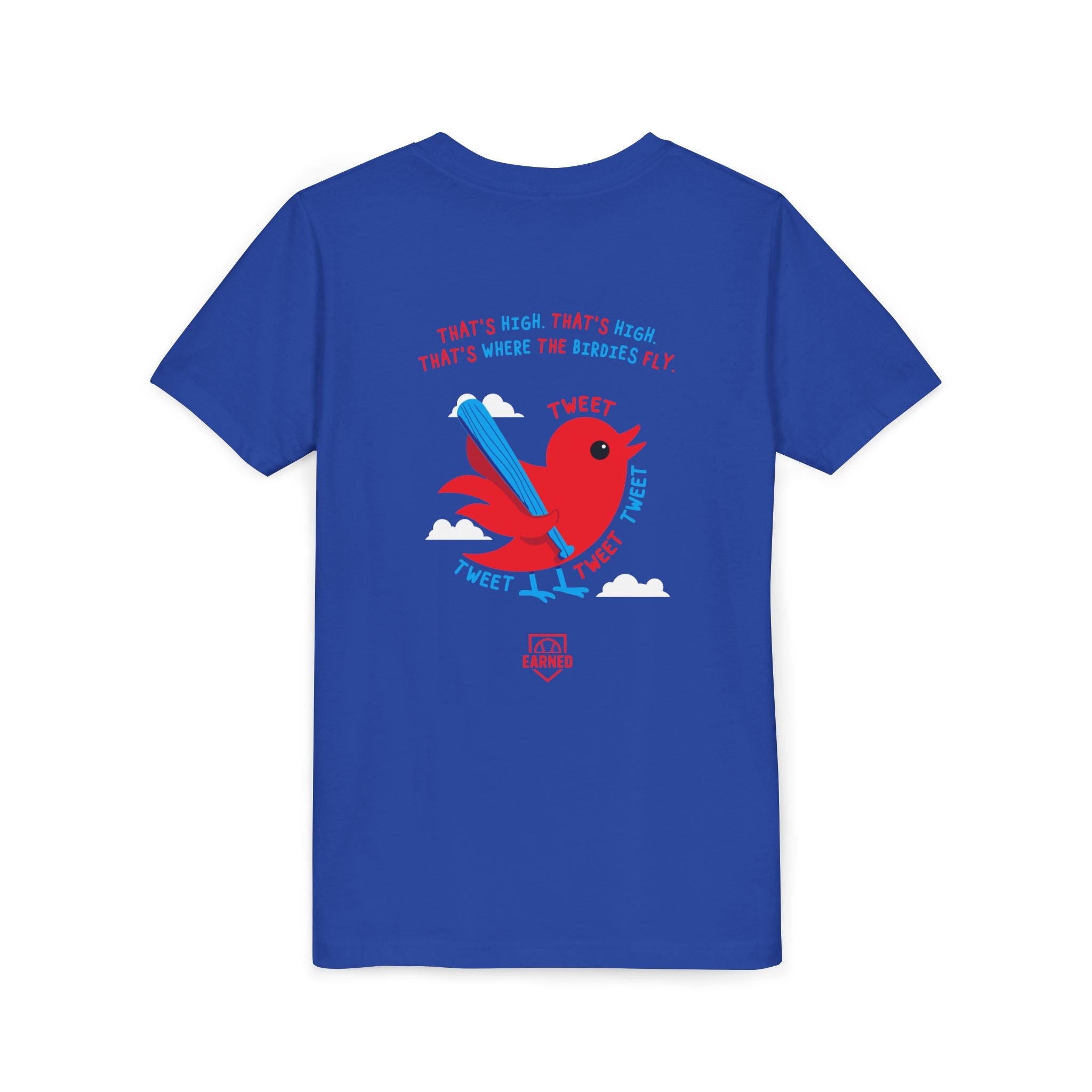THAT'S HIGH Youth Tee (Red Bird) - Dugout Collection