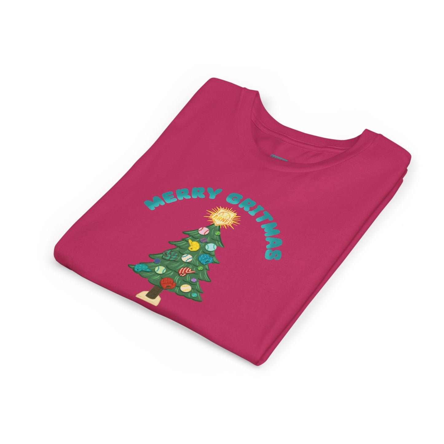 MERRY GRITMAS Youth Tee - SLEIGH SQUAD Collection