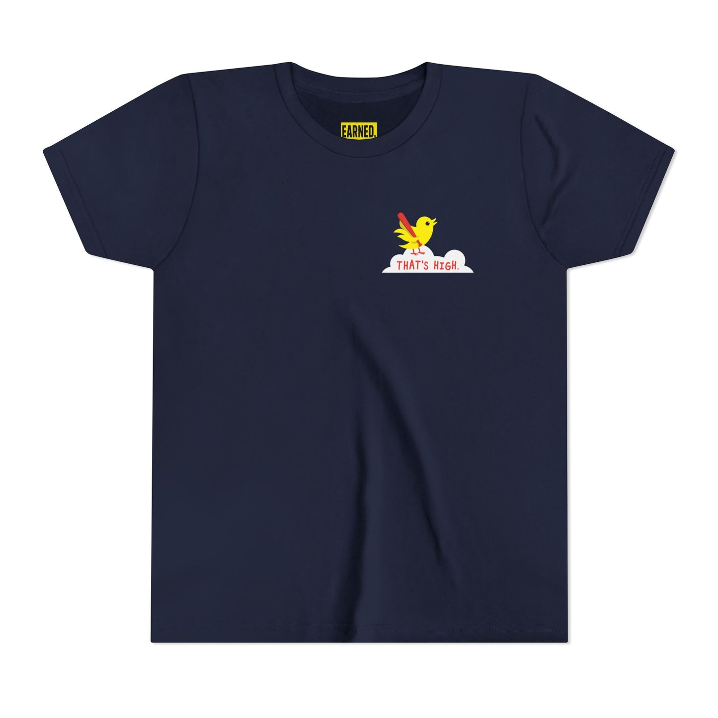 THAT'S HIGH Youth Tee (Yellow Bird) - DUGOUT CHANT Collection
