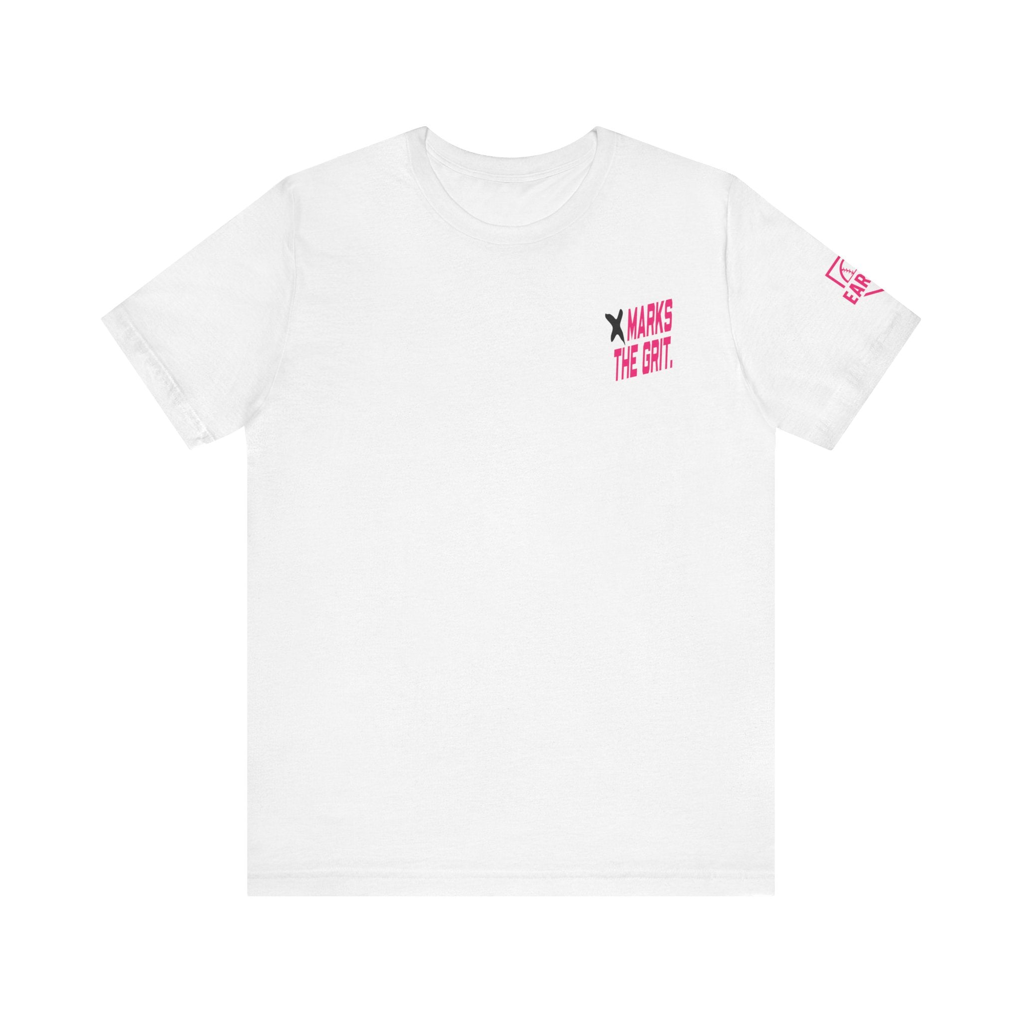 X MARKS THE GRIT Tee (Black X, Pink font)