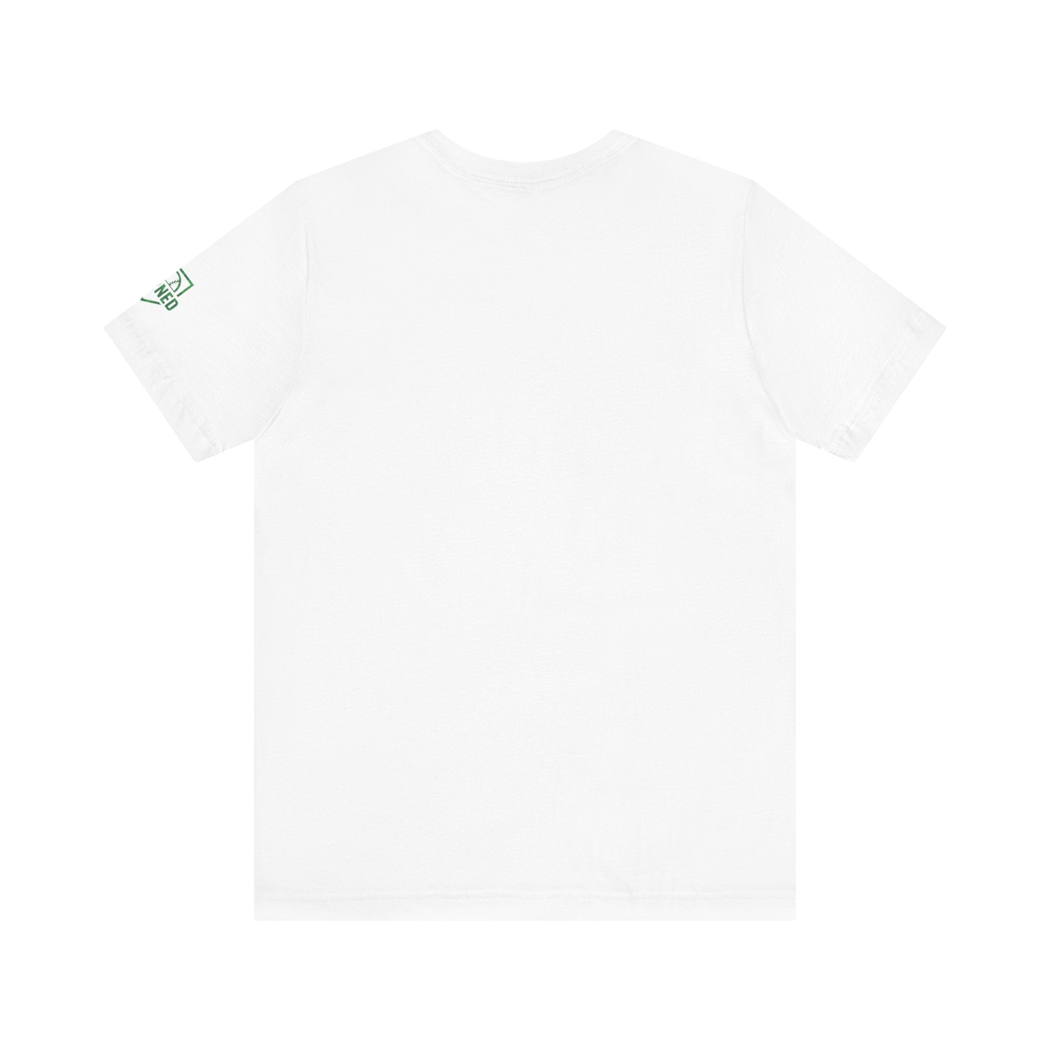 SHOWING UP ADDS UP Tee (Green Camo Font)