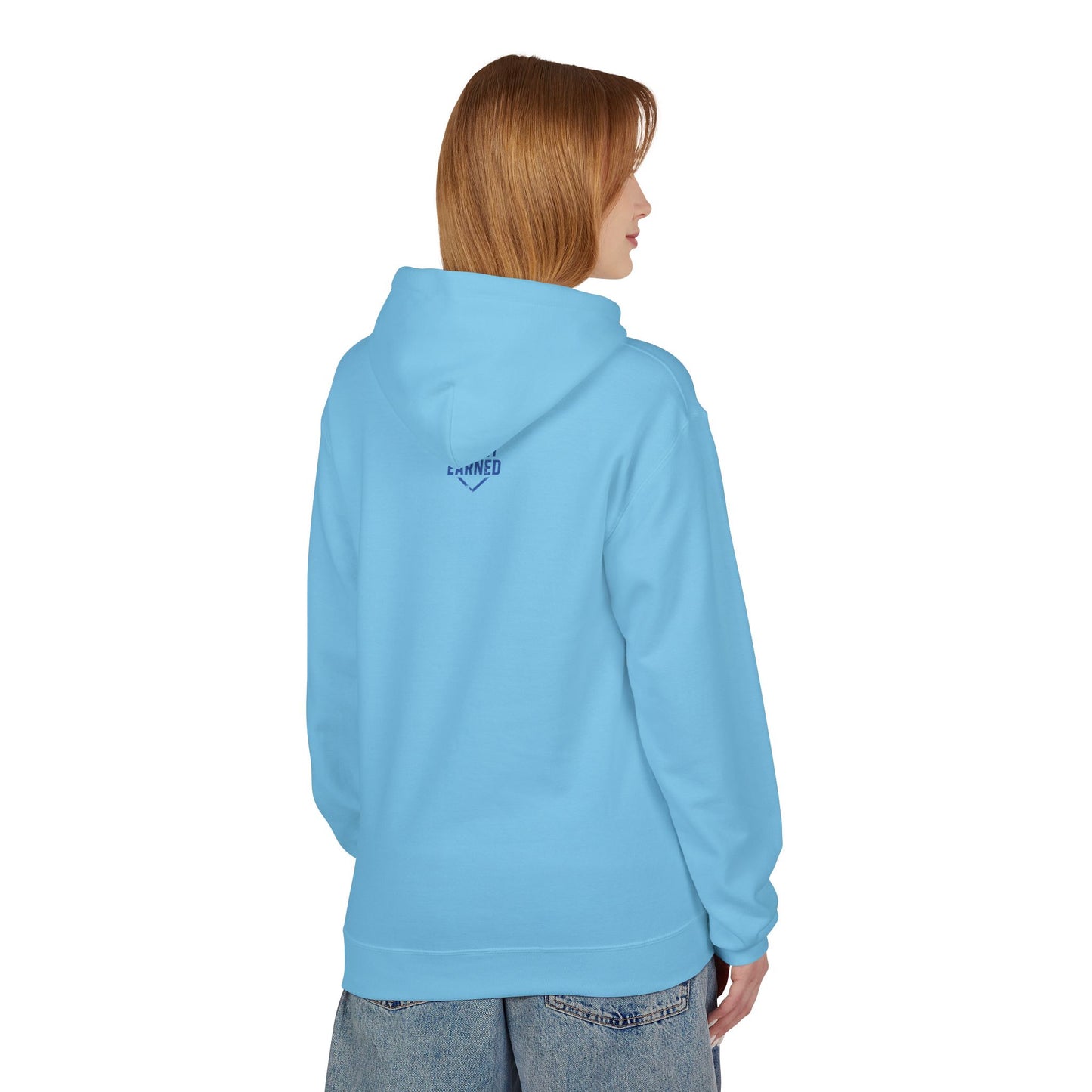 EYE BLACK NATION Adult Hoodie (Blue Font)
