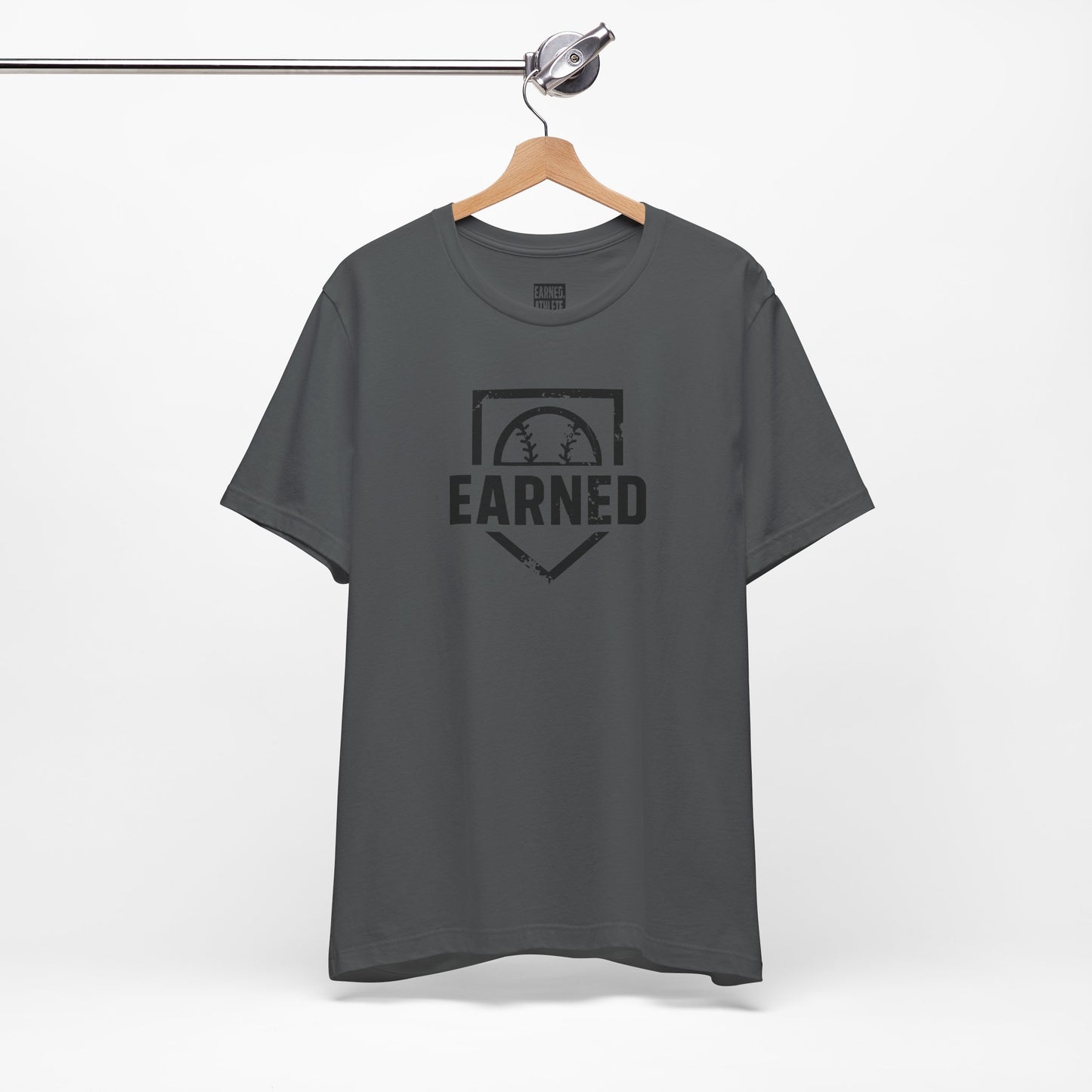 EARNED Logo Tee (Black Logo)