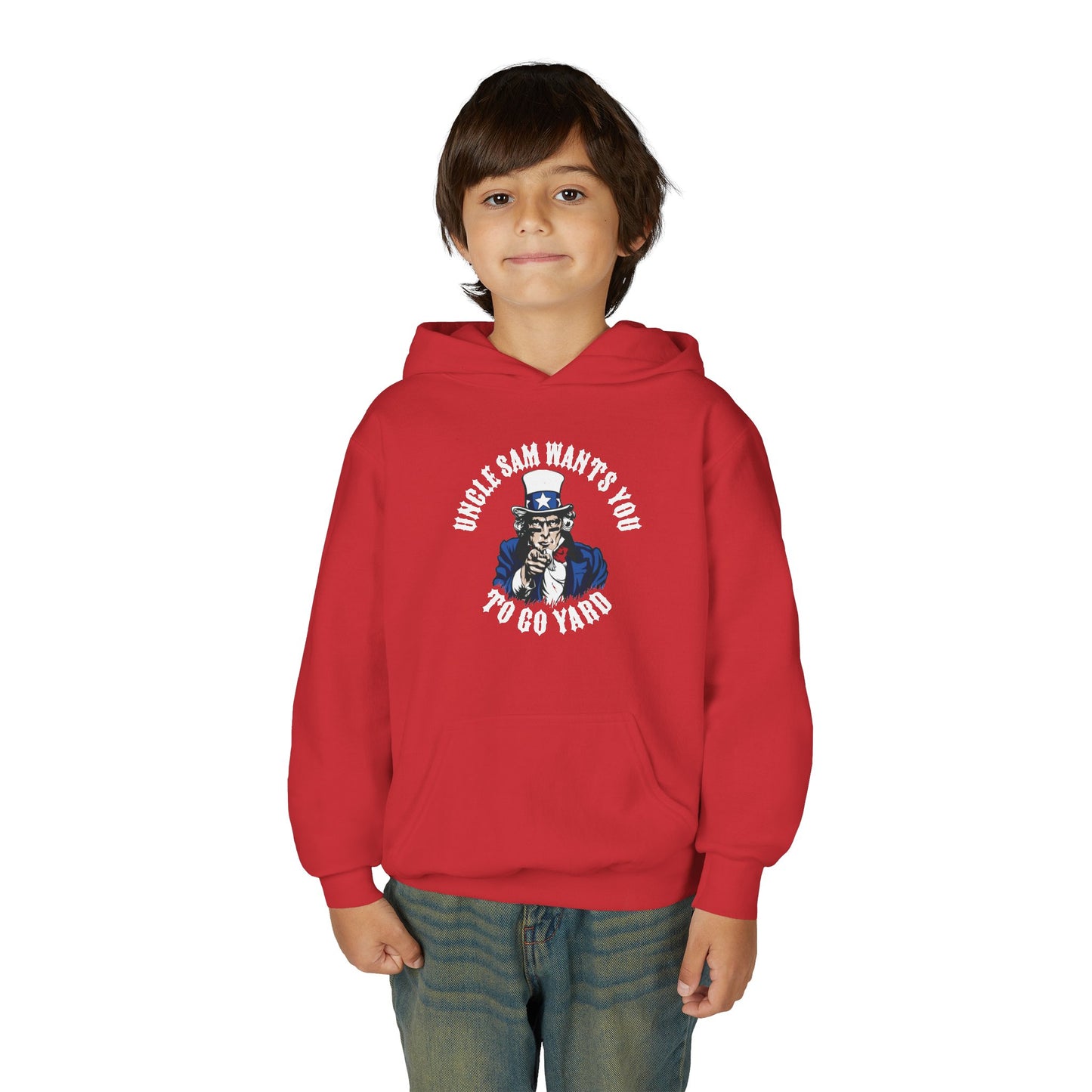 UNCLE SAM WANTS YOU TO GO YARD Youth Hoodie - AMERICA 250 Collection