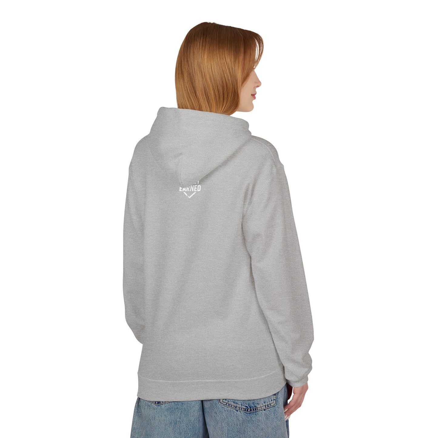 BASEBALL READY Adult Hoodie (White Font)