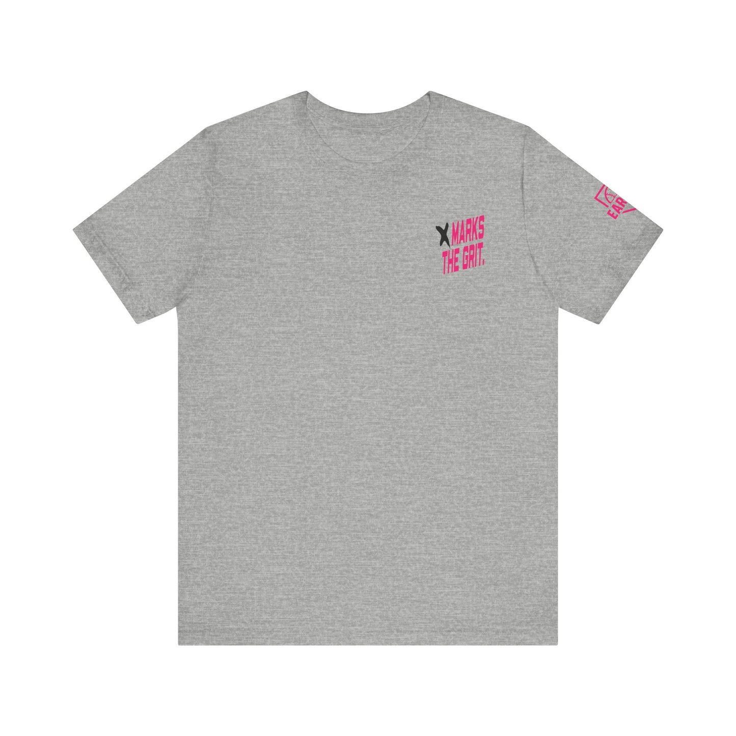 X MARKS THE GRIT Tee (Black X, Pink font)